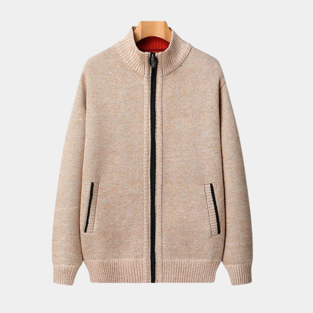 Murphy Mode | Stand Up Zip Cardigan Men