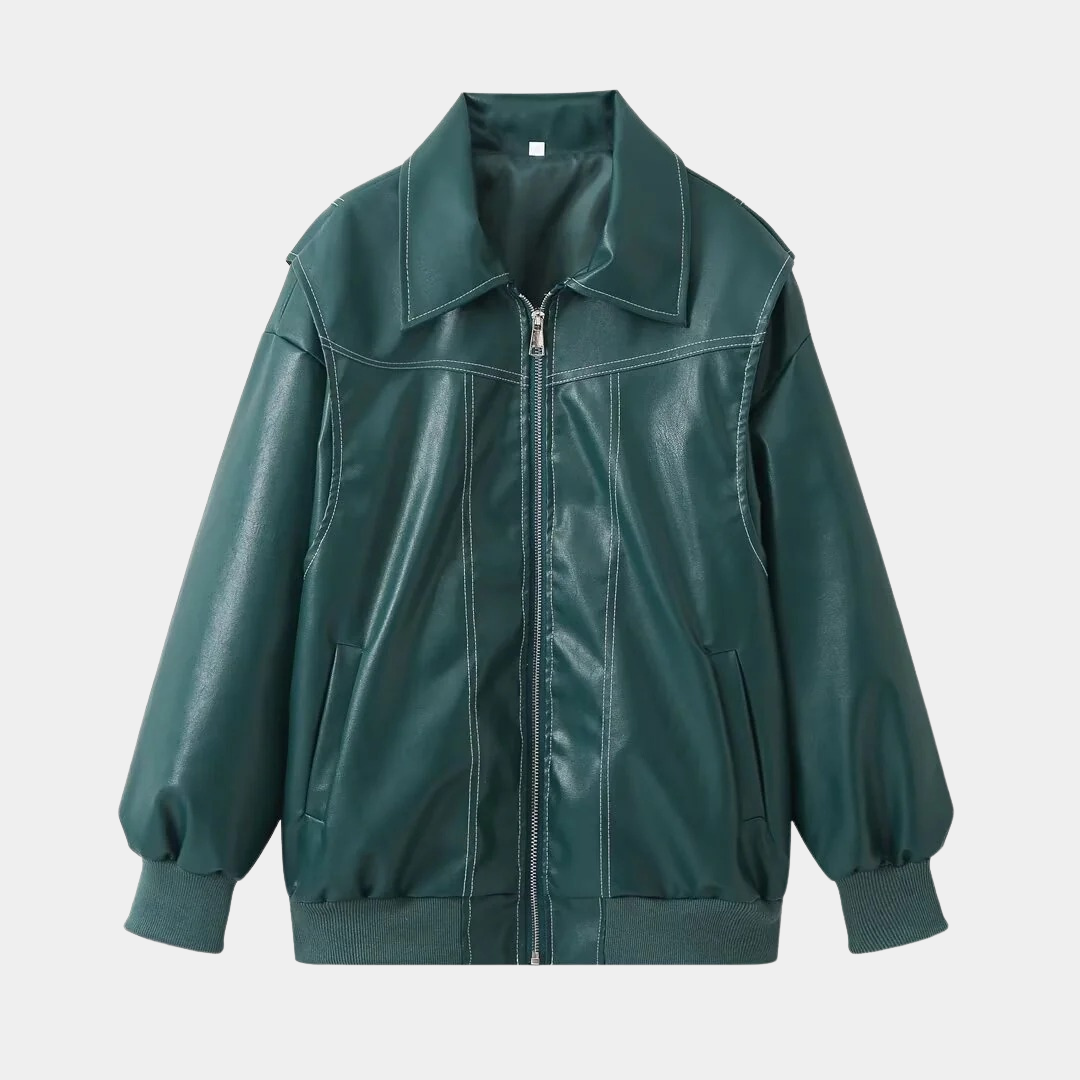 Murphy Mode | Women’s Leather Bomber Jacket