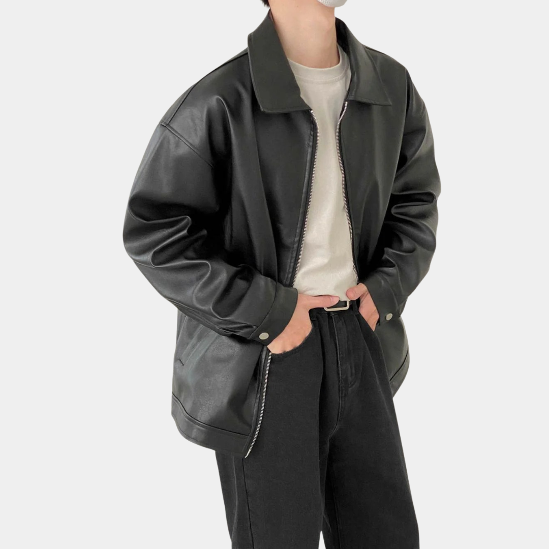 Murphy Mode | Casual Leather Jacket Men