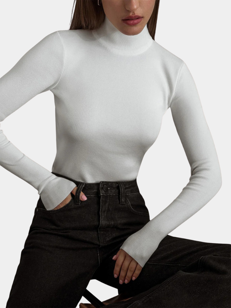 Murphy Mode | Turtleneck Top women with Long Sleeve