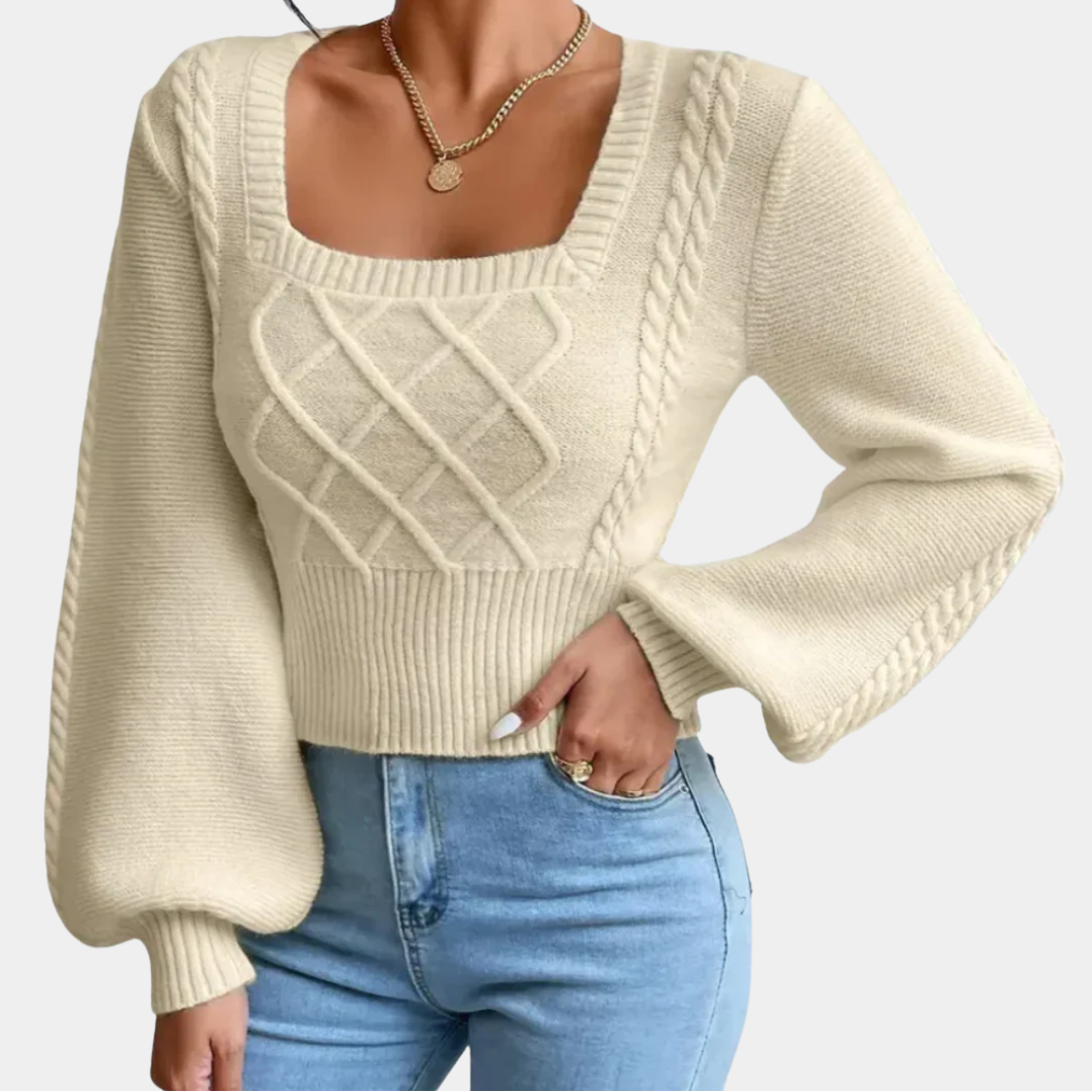 Murphy Mode | Women’s Square Collar Sweater