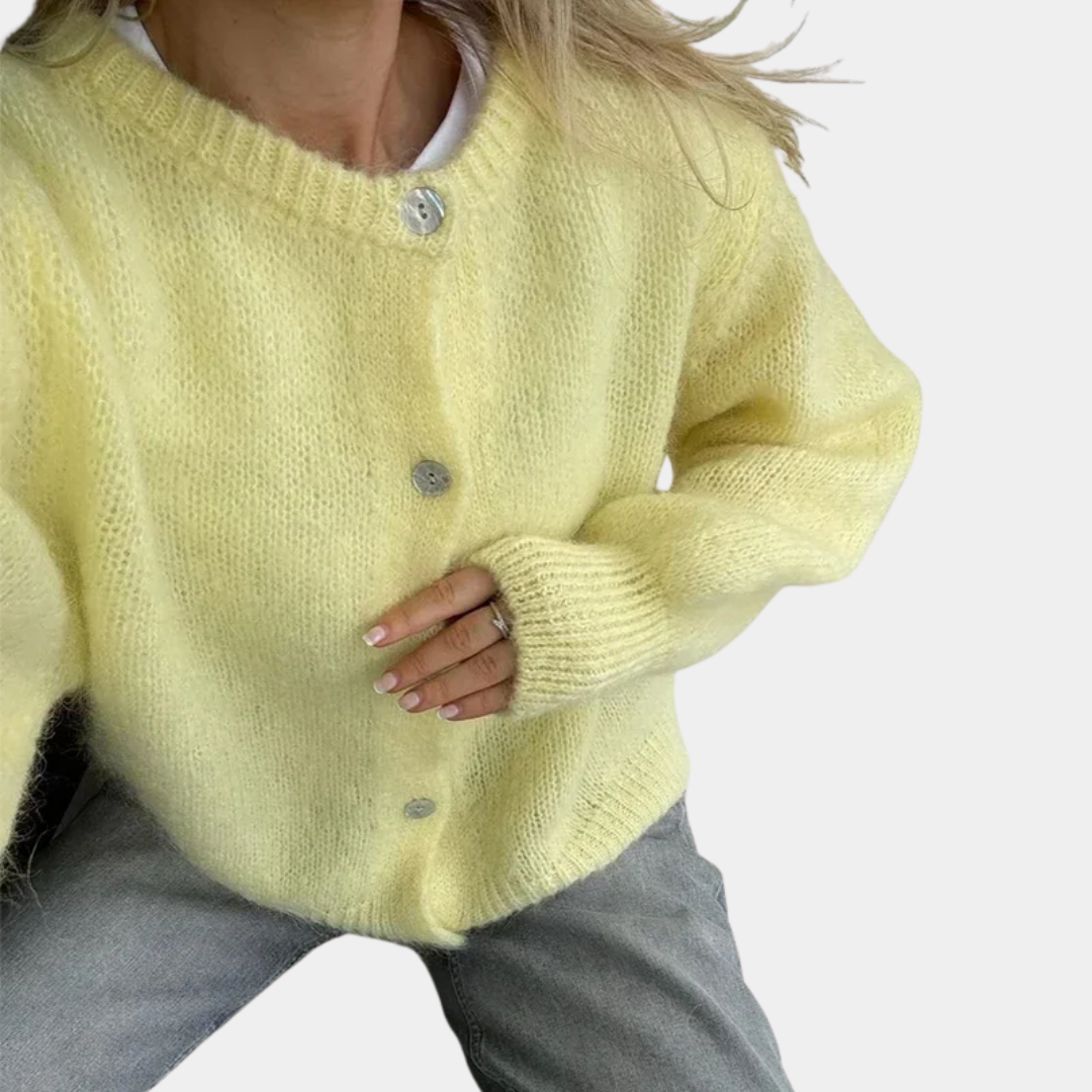 Murphy Mode | Women’s Soft Knitted Cardigan with Buttons