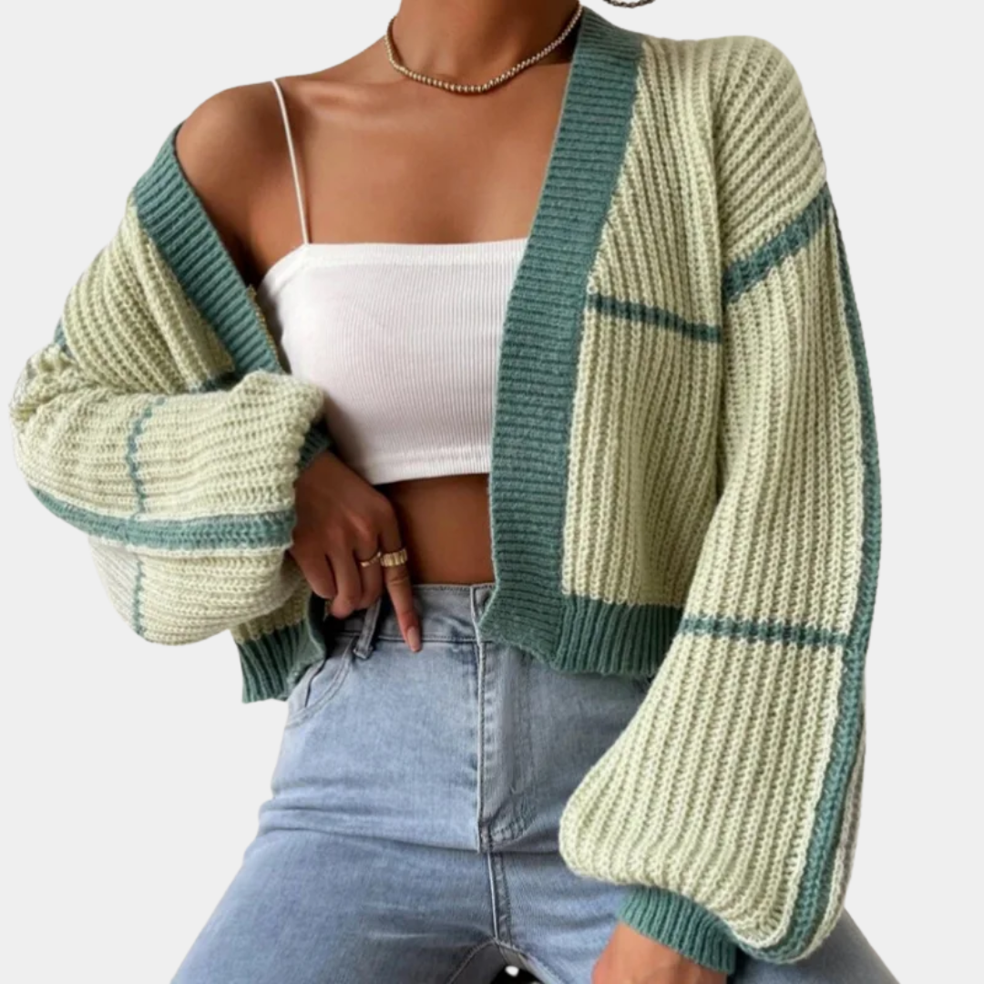 Murphy Mode | Women’s Striped Loose Cardigan