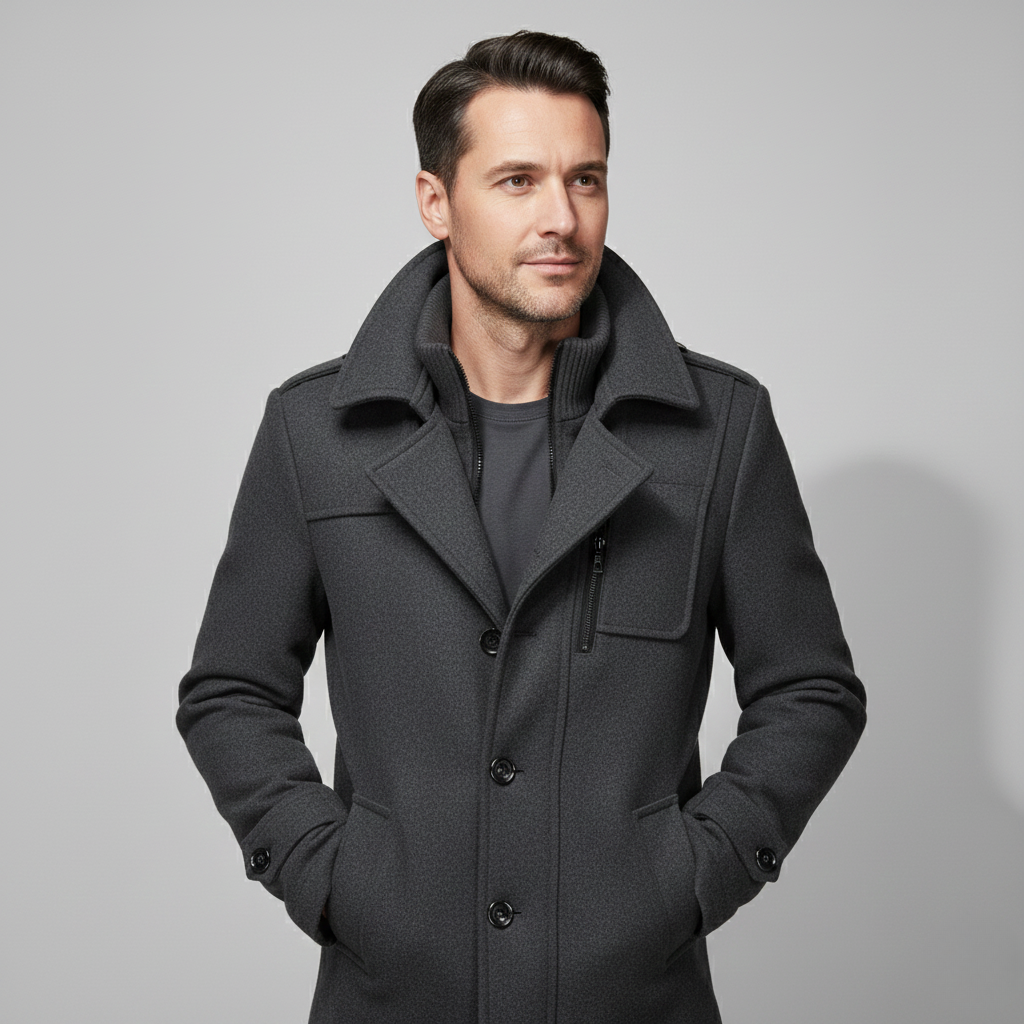 Murphy Mode | Men’s Wool Blend Coat Jacket