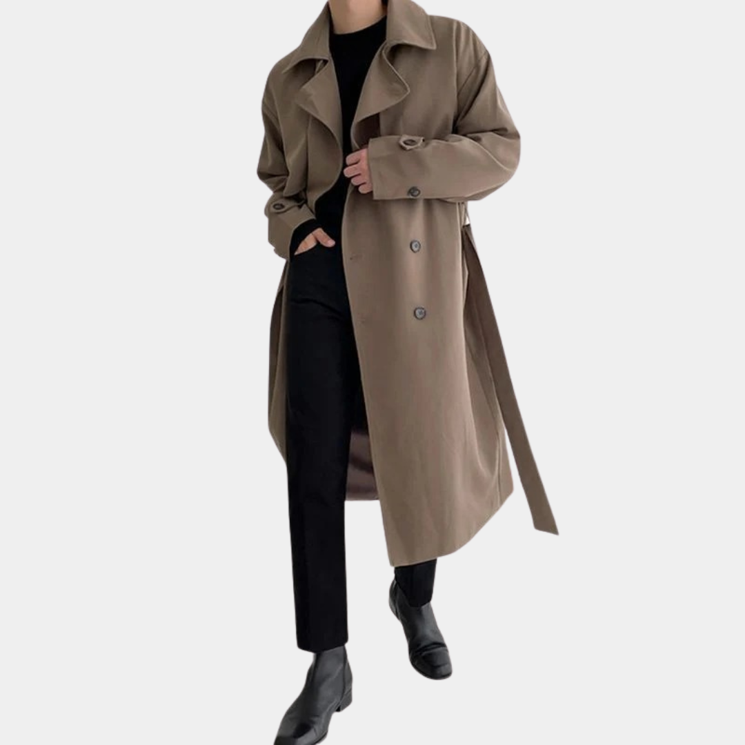 Murphy Mode | Mid-length Trench Coat Men