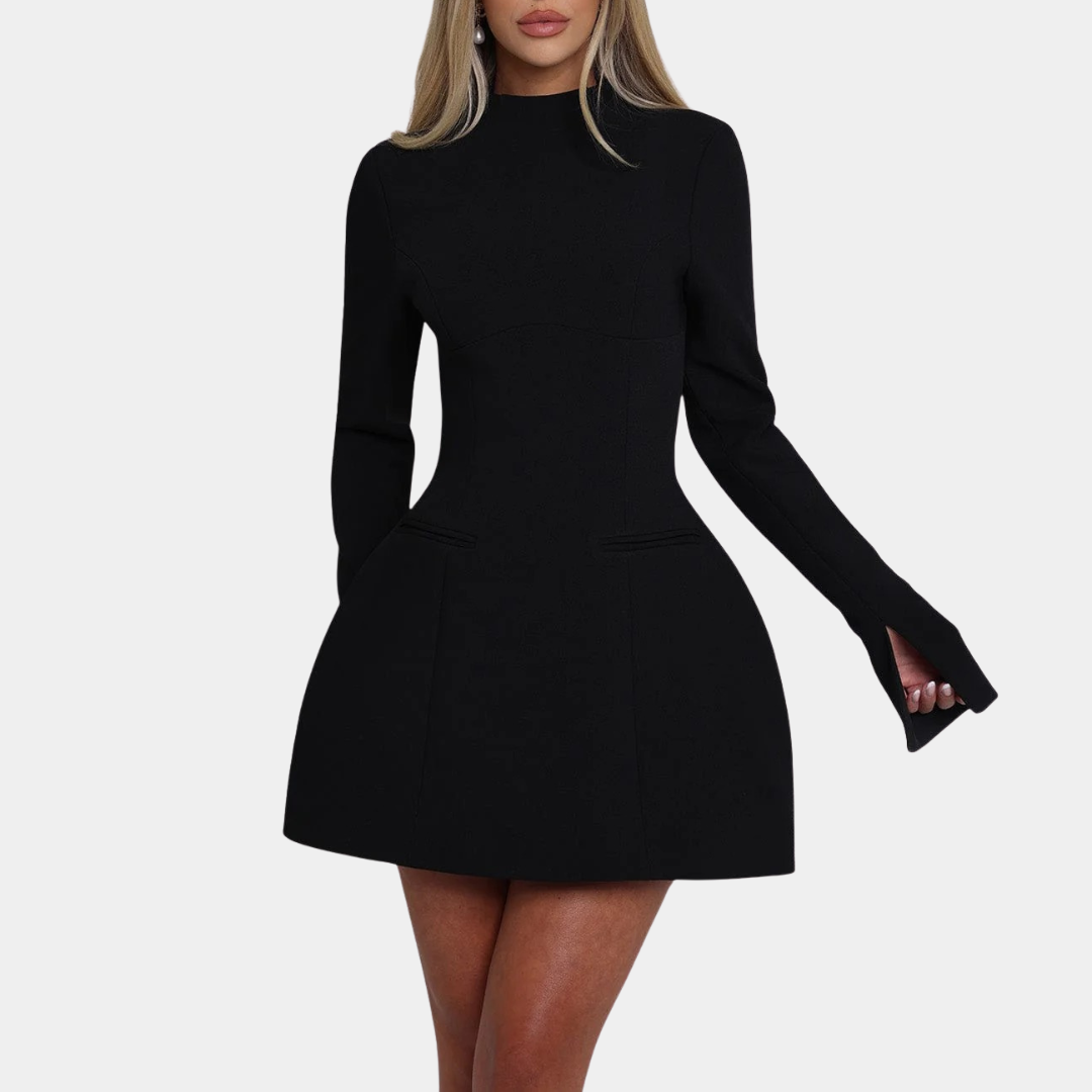 Murphy Mode | Women’s Long Sleeve A-Line Mini Dress