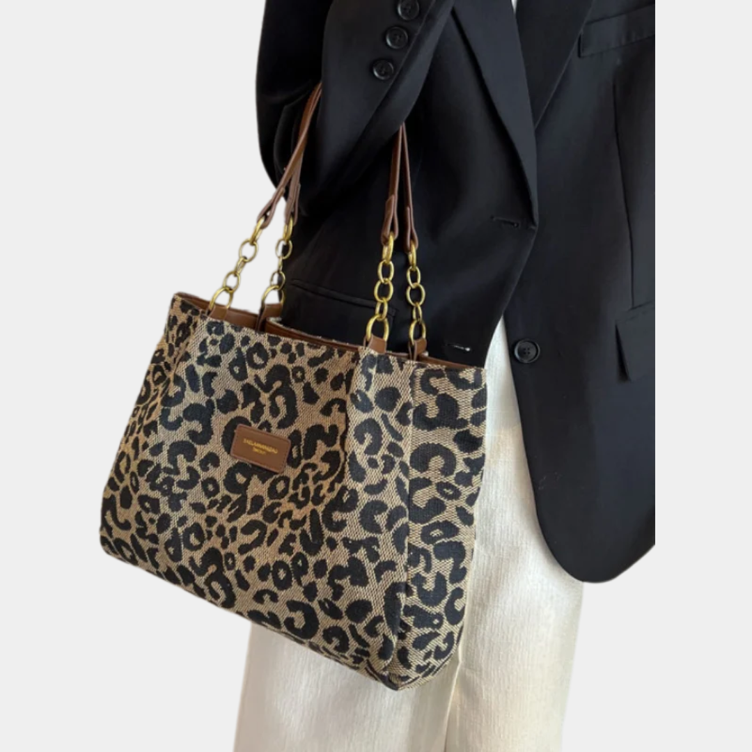 Murphy Mode | Women’s Leopard PU Leather Shoulder Bag