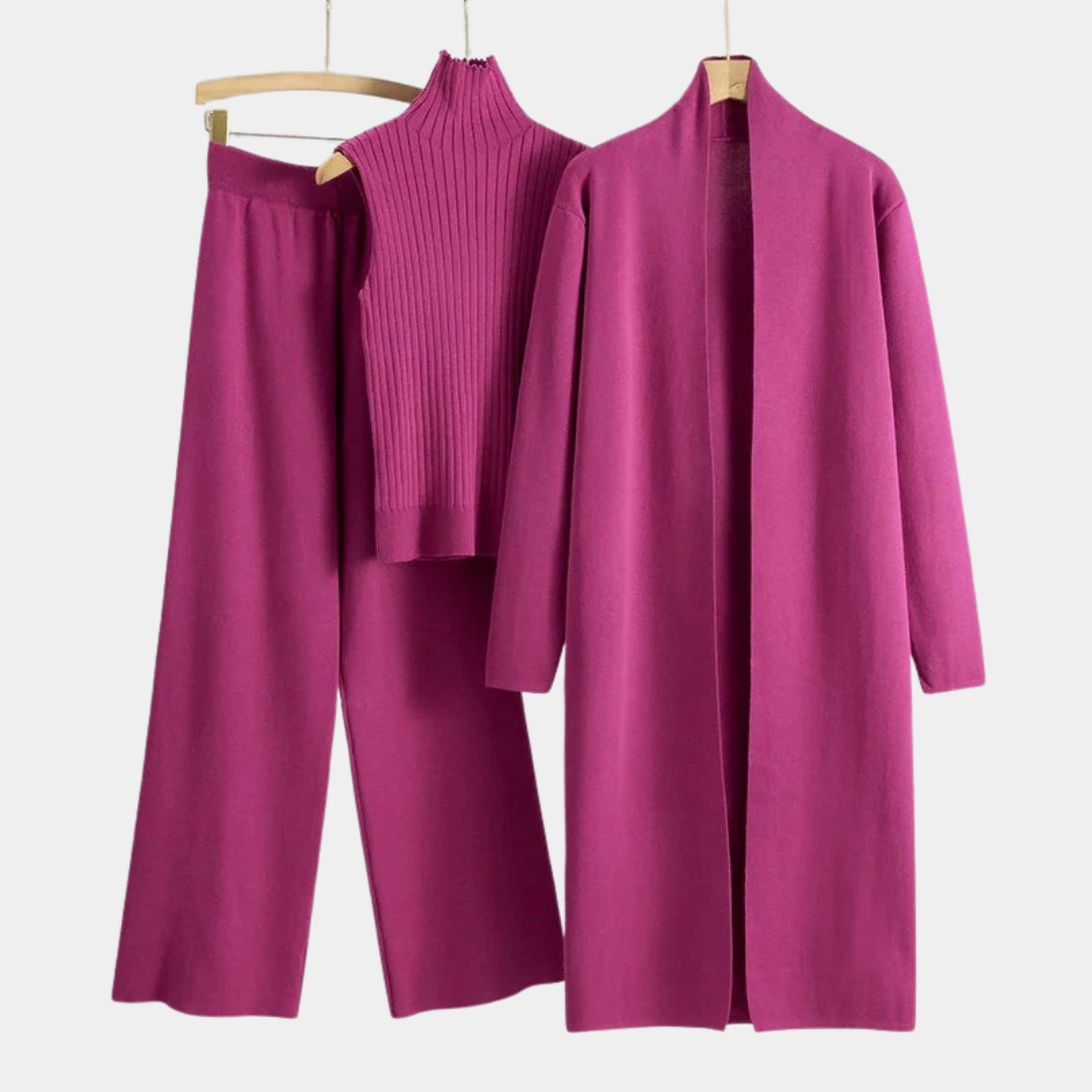 Murphy Mode | Women’s Long Cardigan 3-Piece Suit