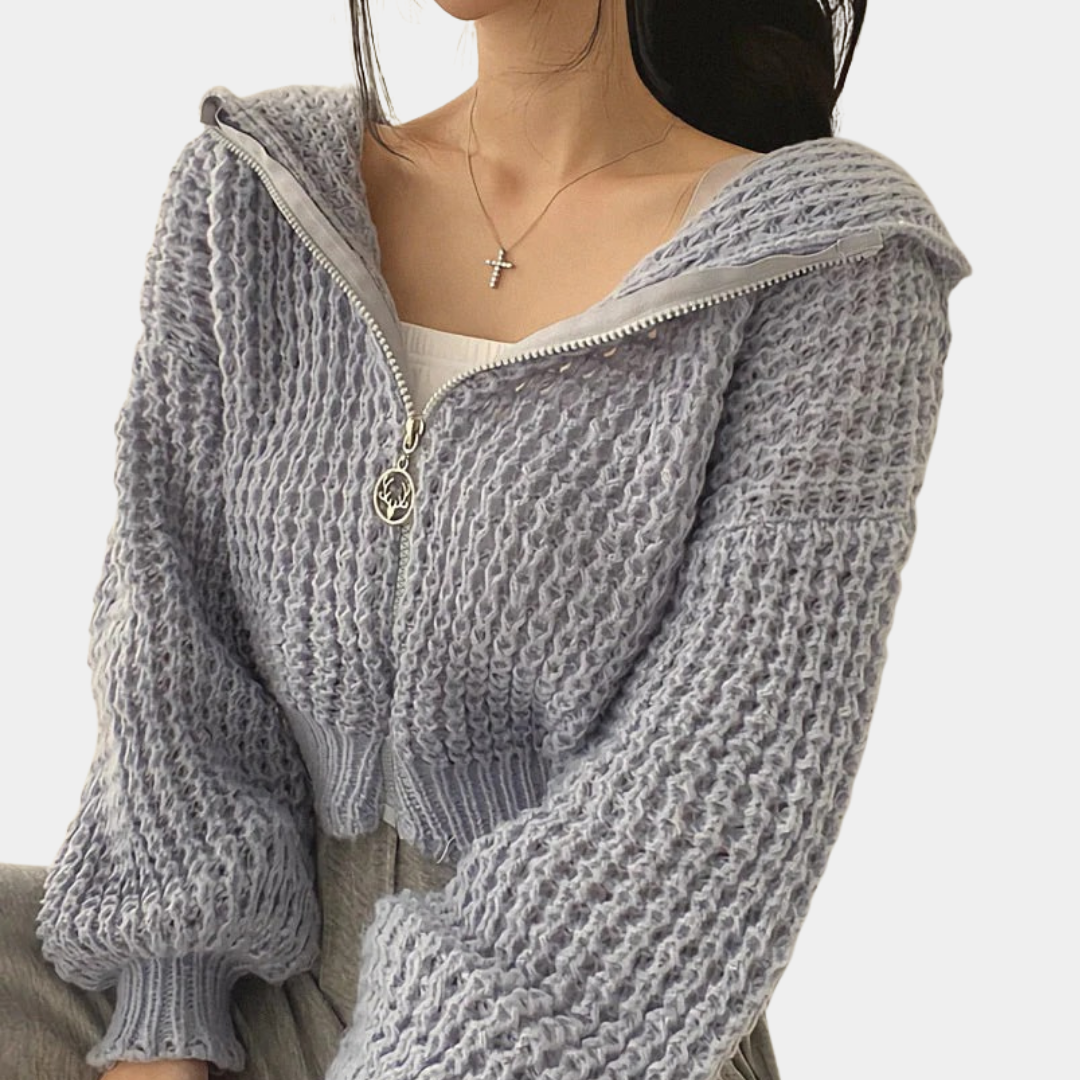 Murphy Mode | Women’s Hooded Cropped Sweater