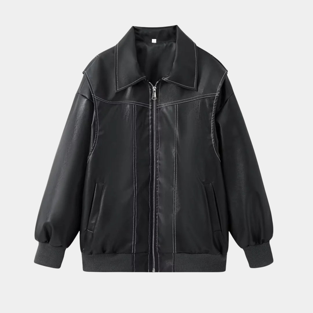Murphy Mode | Women’s Leather Bomber Jacket