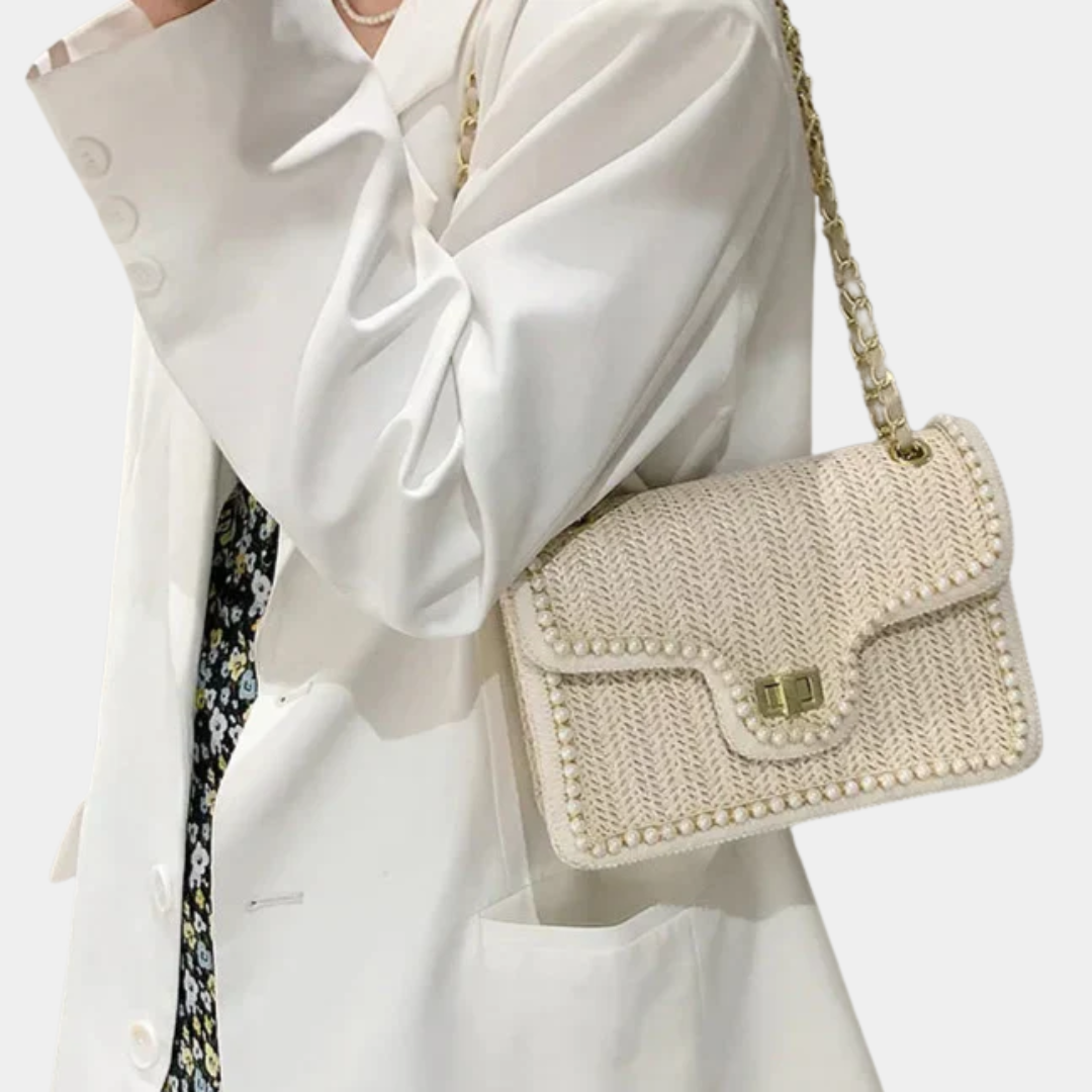 Murphy Mode | Women’s Shoulder Chain Straw Bag