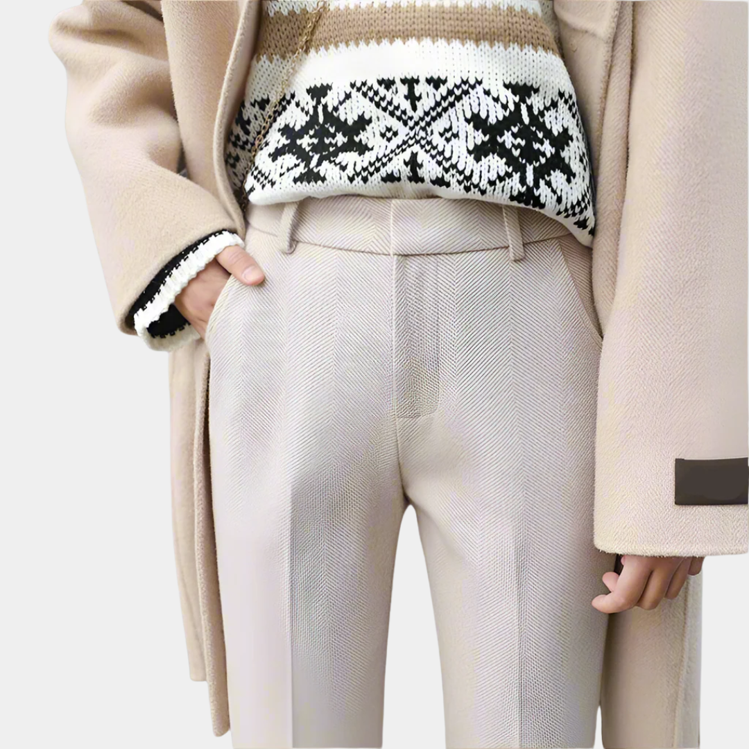 Murphy Mode | Women’s Slim Straight Casual Trousers