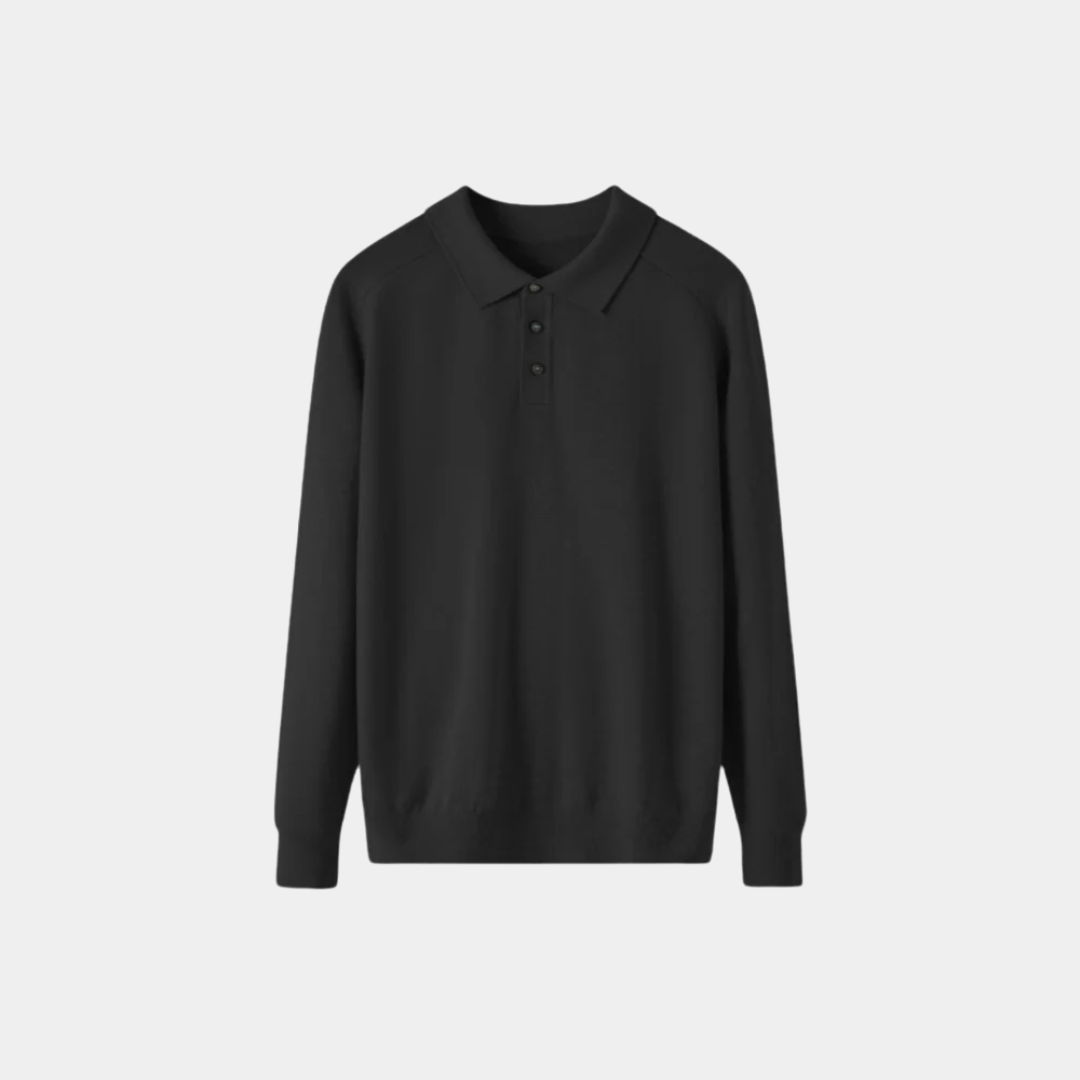 Murphy Mode | Men’s Long Sleeve Polo Shirt
