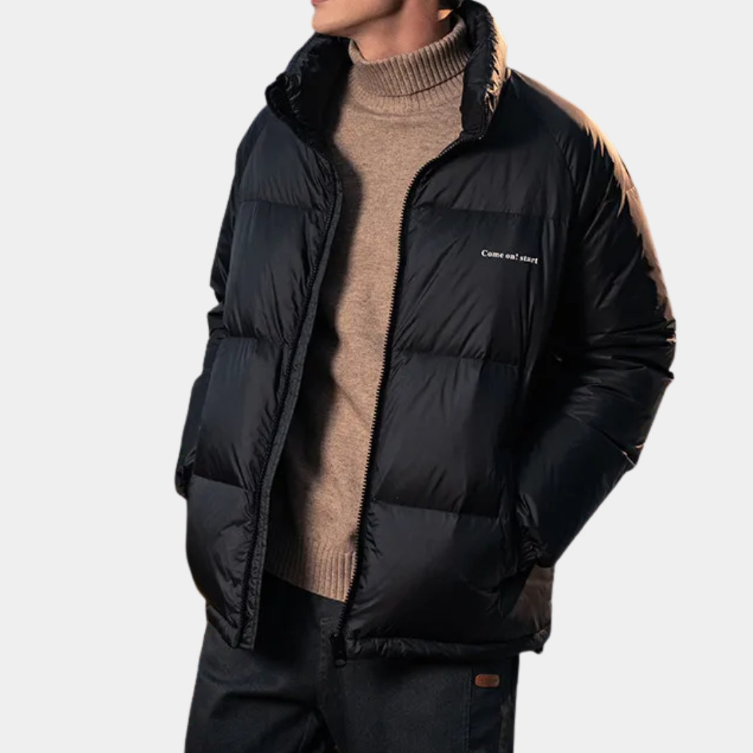 Murphy Mode | Stand Up Collar Puffer Jacket Men