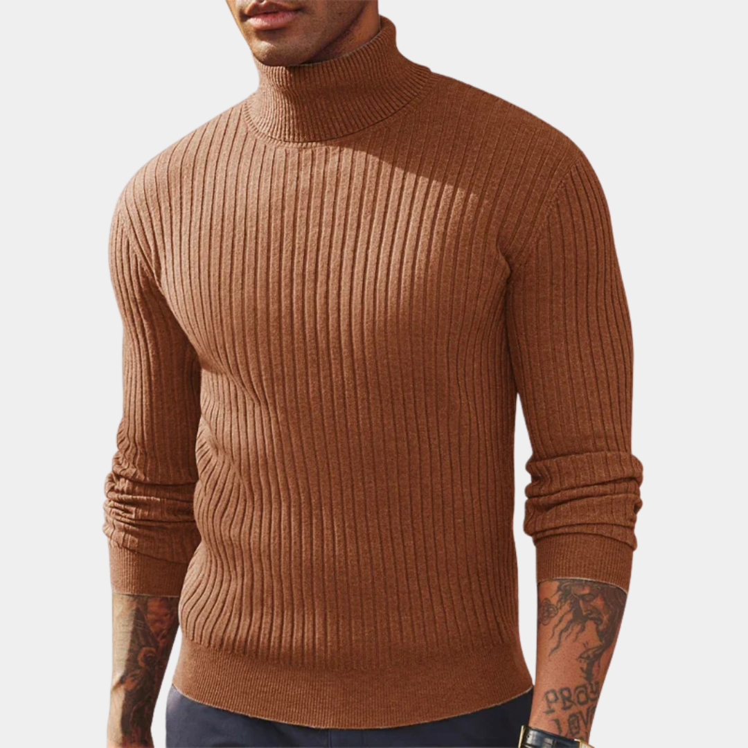 Murphy Mode | Men’s Slim Fit Turtleneck Sweater