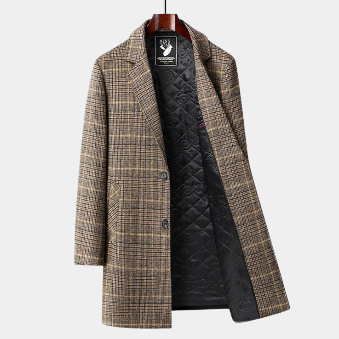Murphy Mode | Checked Wool Coat Women