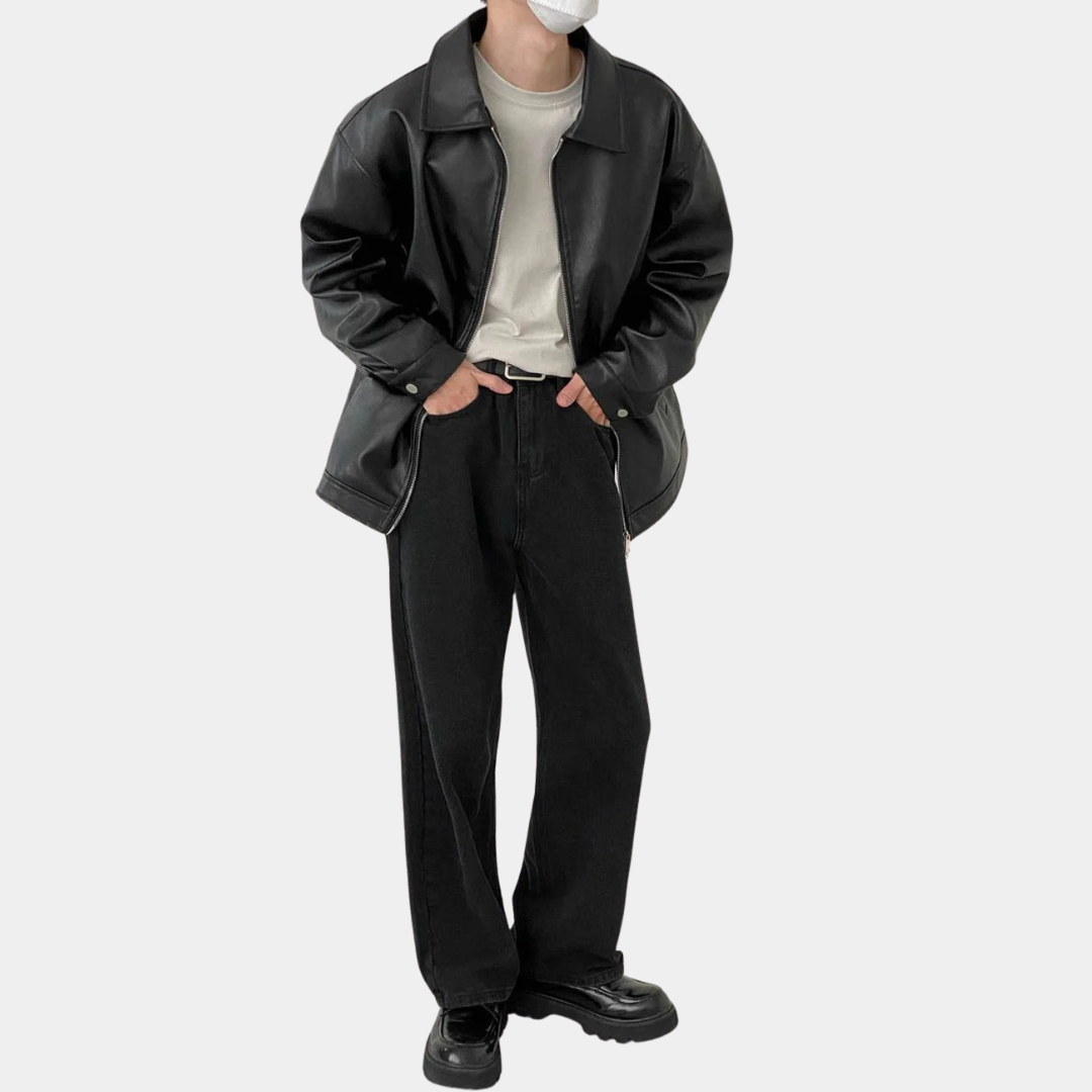 Murphy Mode | Casual Leather Jacket Men