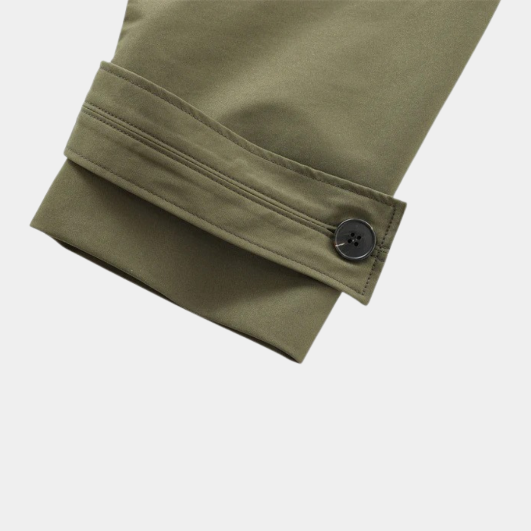 Murphy Mode | Short Trench Coat Women Green