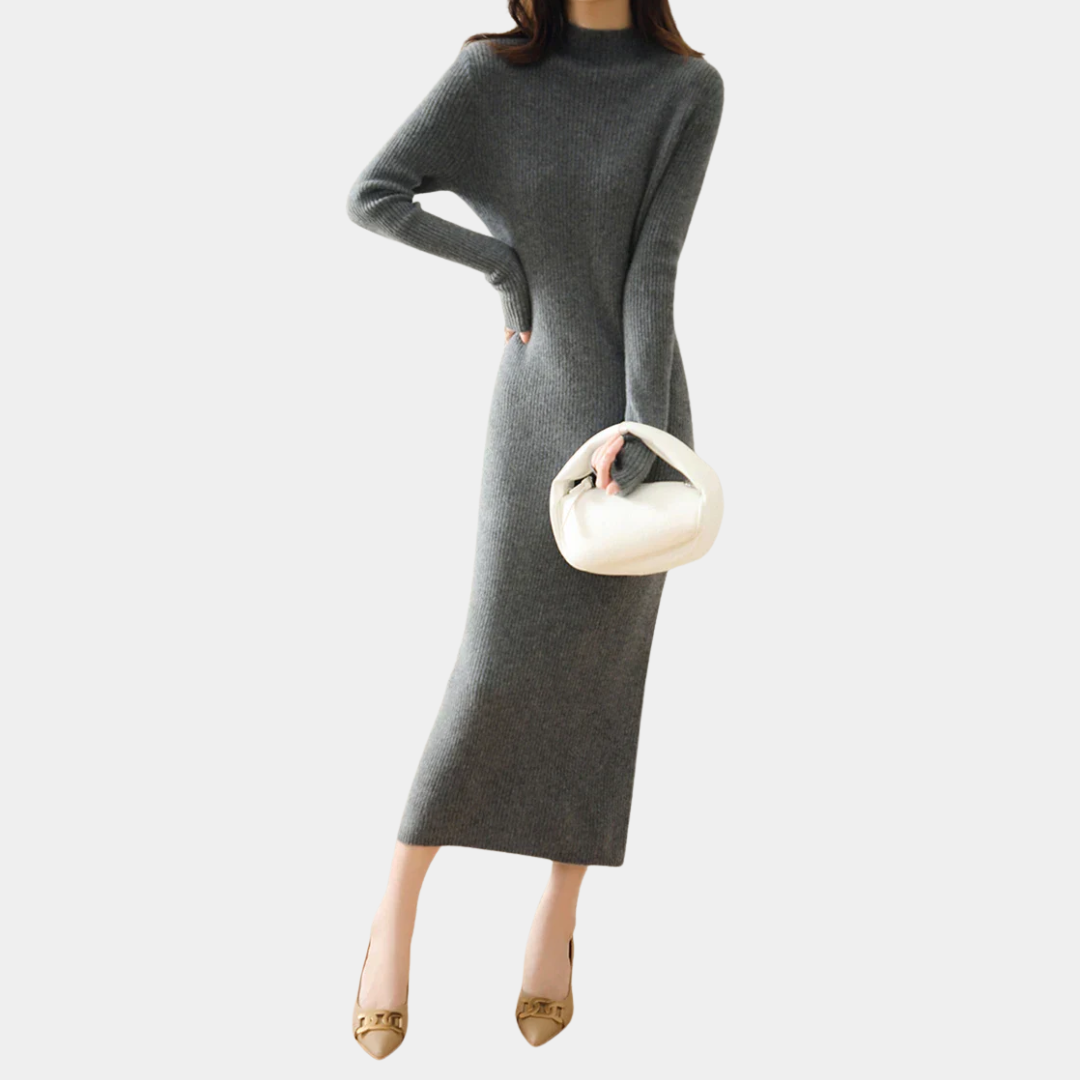 Murphy Mode | Women’s Slim Fit Knitted Wool Dress