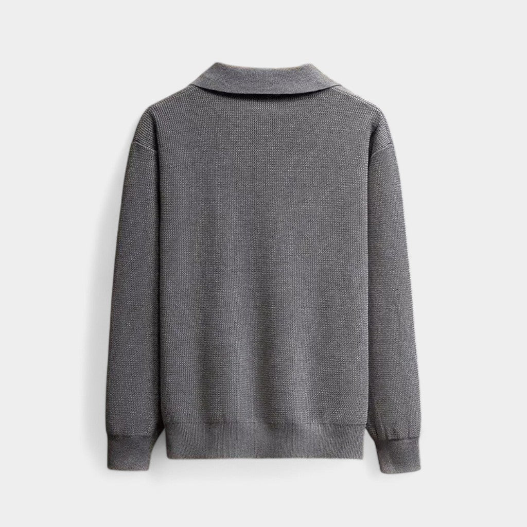 Murphy Mode | Men’s Knitted Polo Sweater