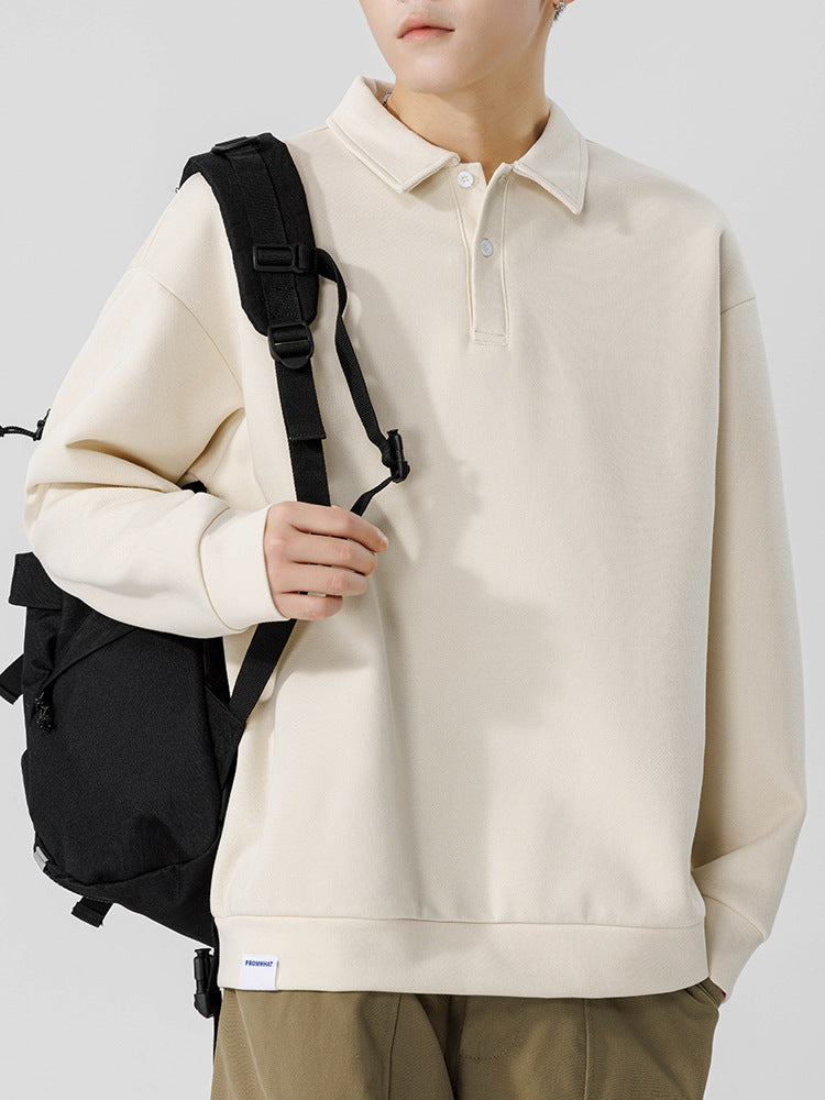 Murphy Mode | Men’s Polo Collar Thick Cotton Sweater