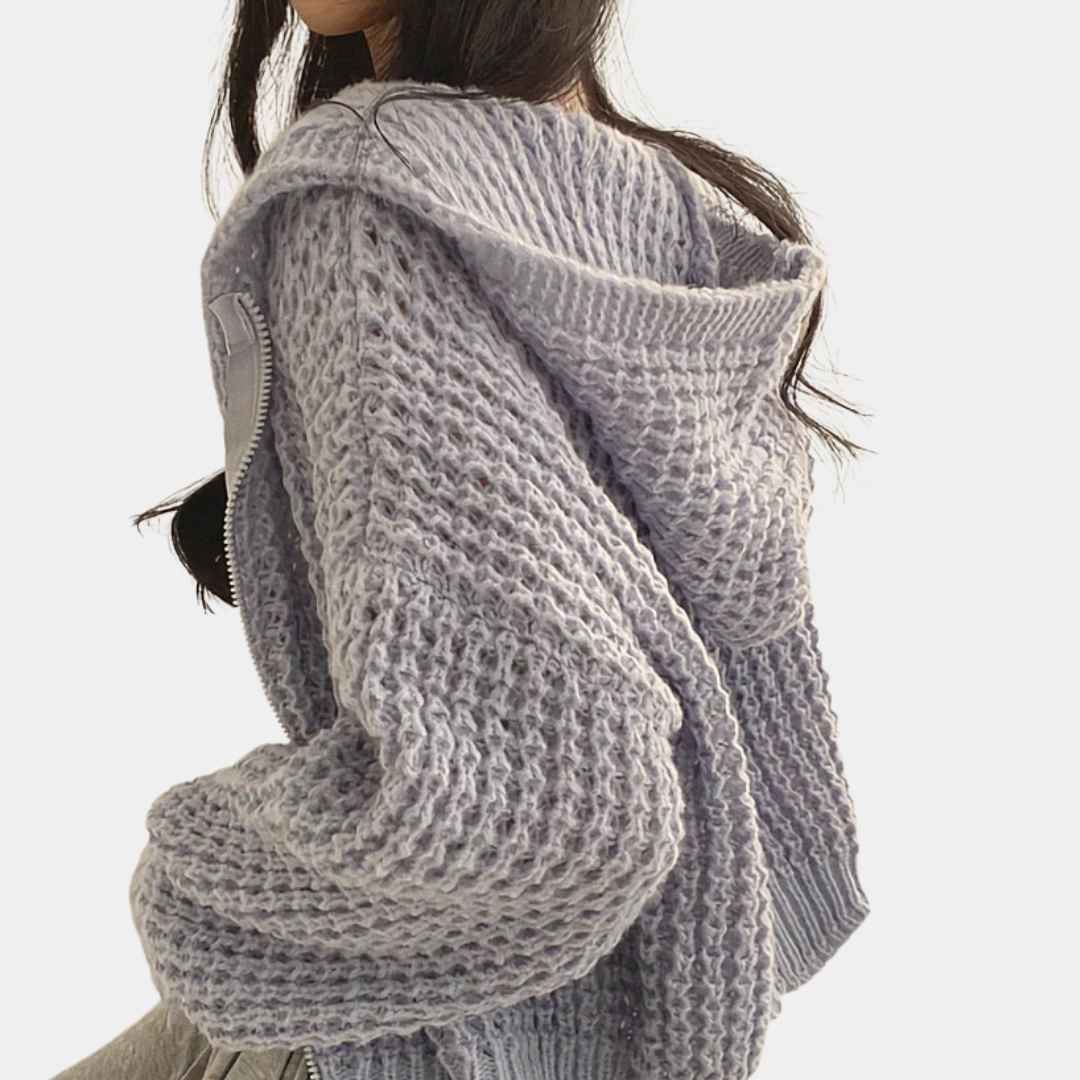 Murphy Mode | Women’s Hooded Cropped Sweater