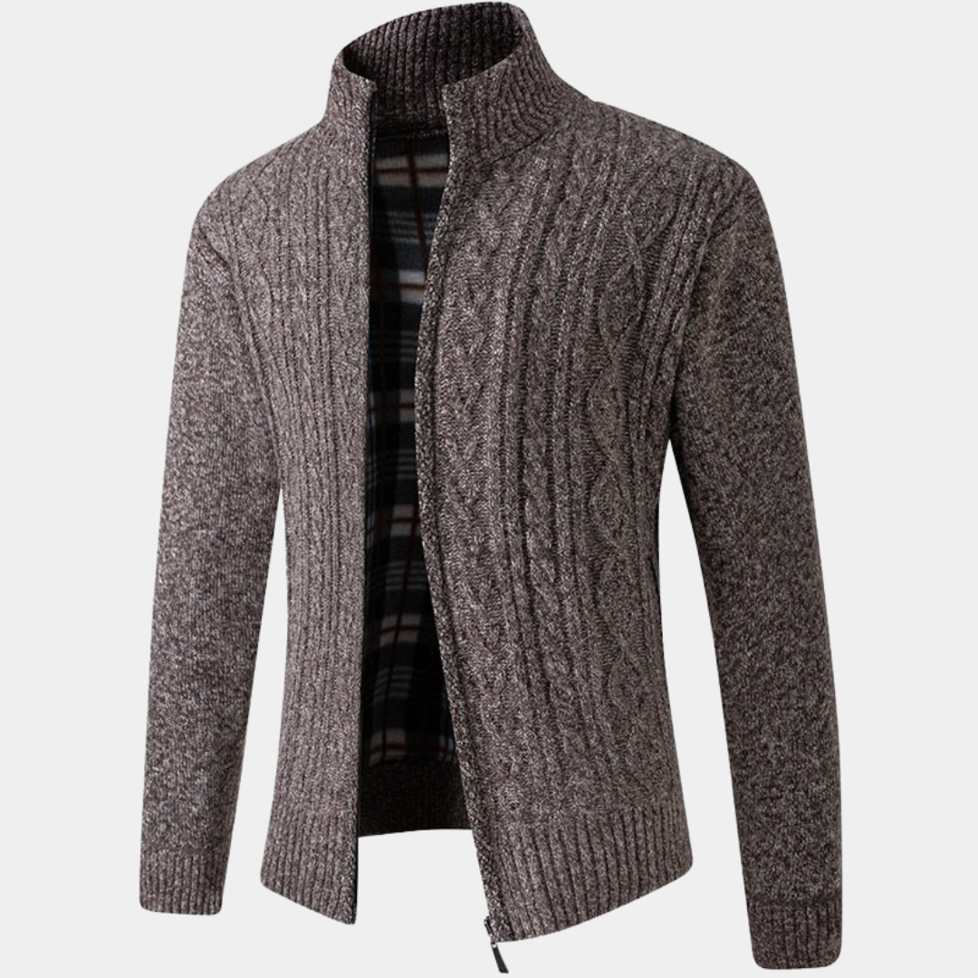 Murphy Mode | Men’s Stand Collar Zipper Cardigan