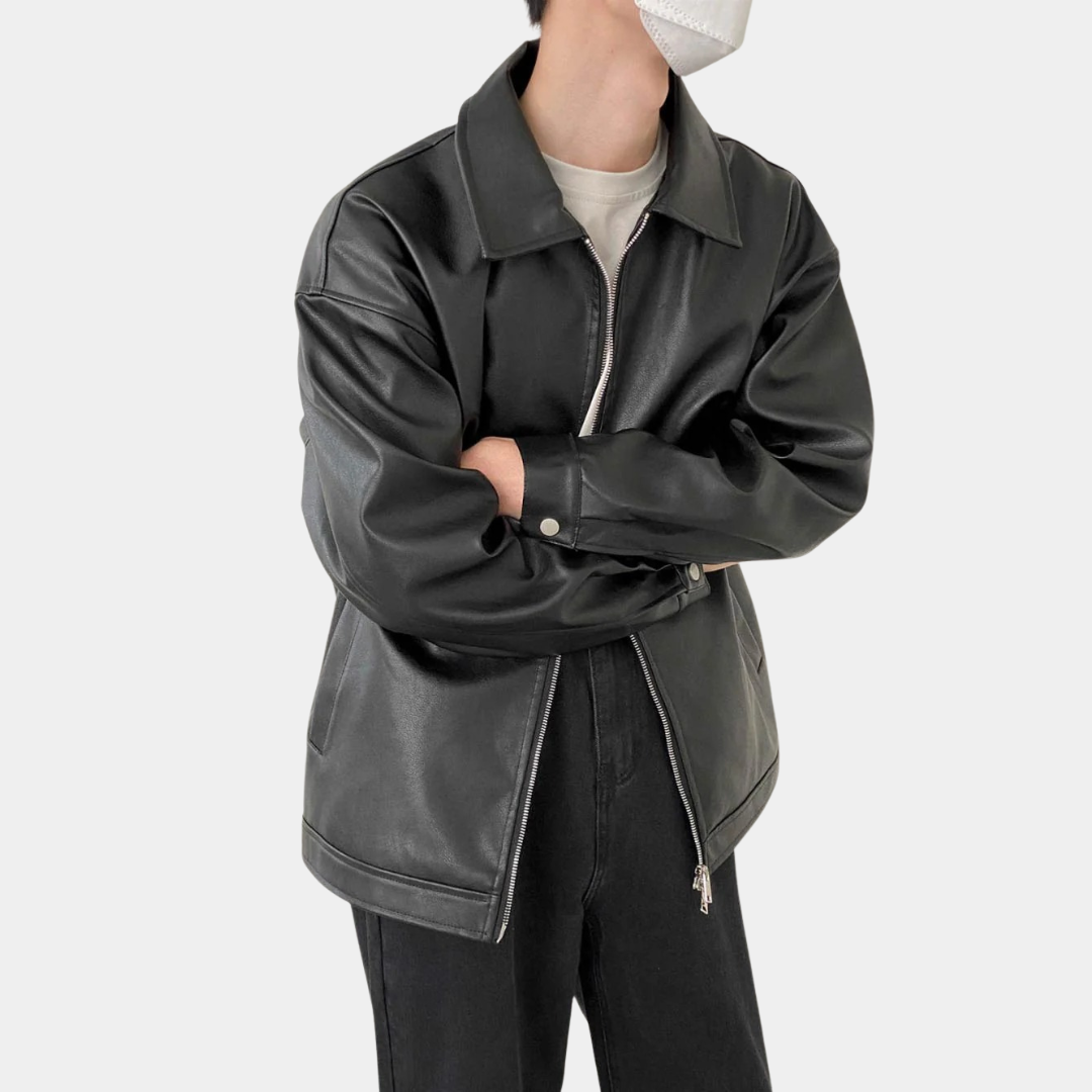 Murphy Mode | Casual Leather Jacket Men