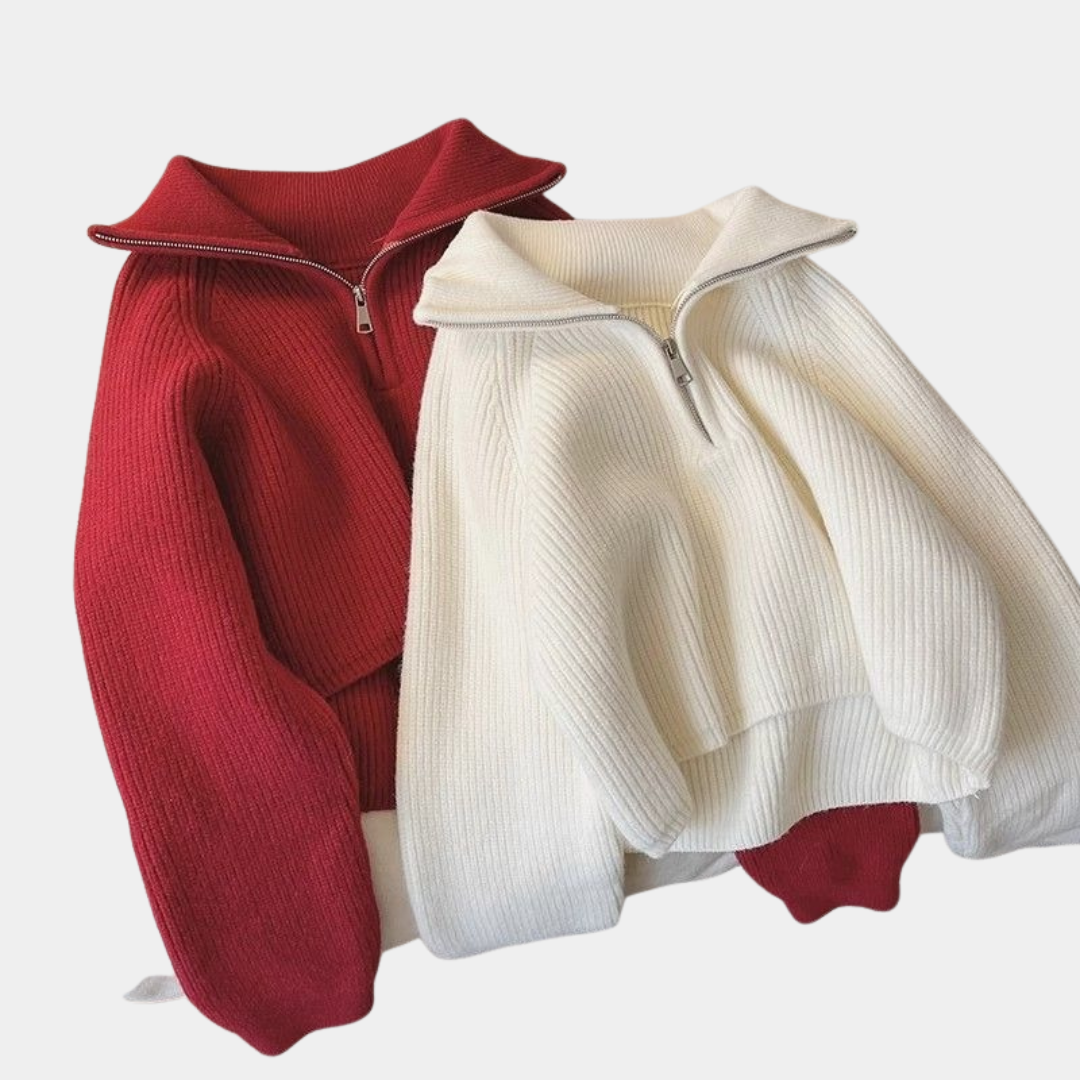 Murphy Mode | Half Zip Sweater for Women