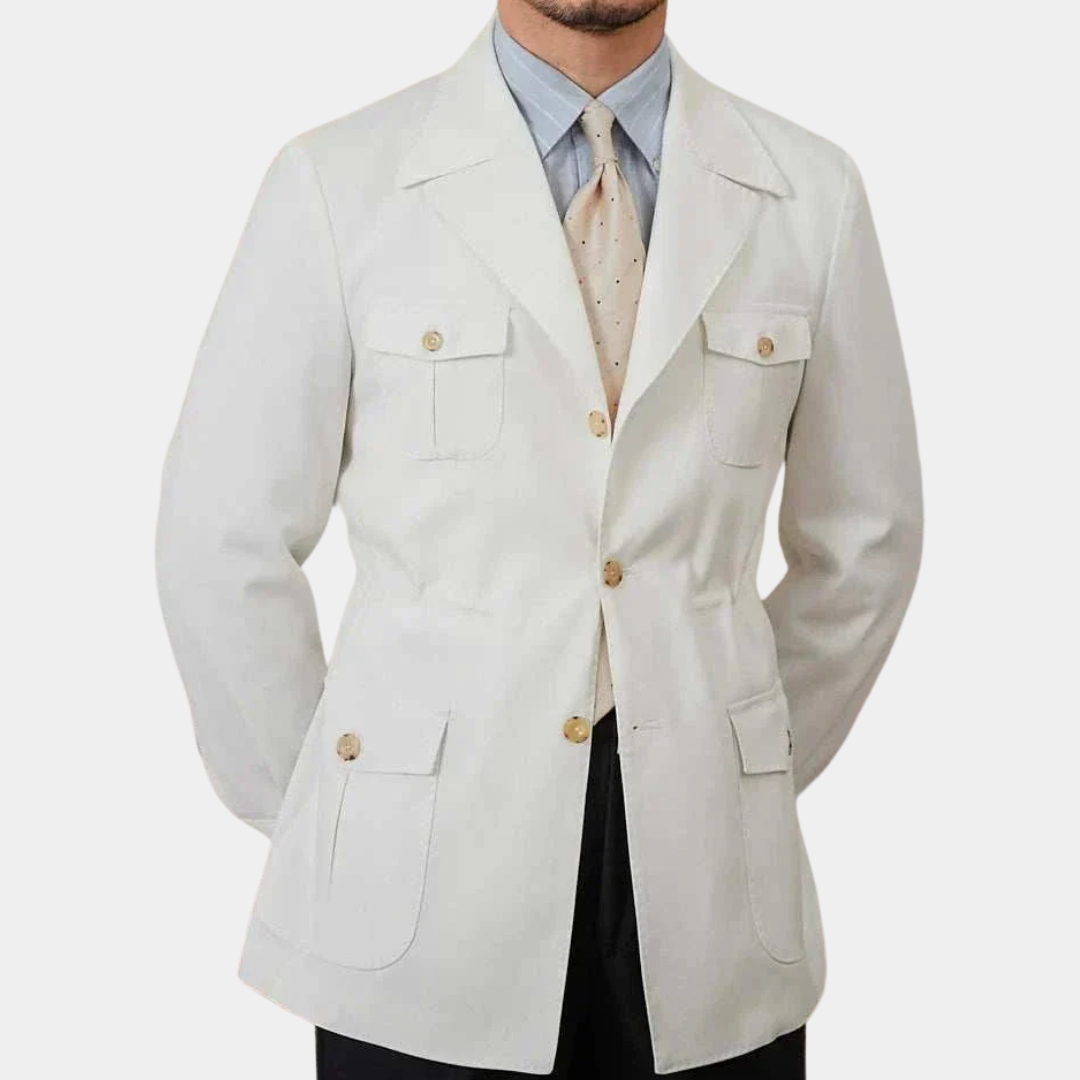 Murphy Mode | Men’s Linen Blend Casual Coat