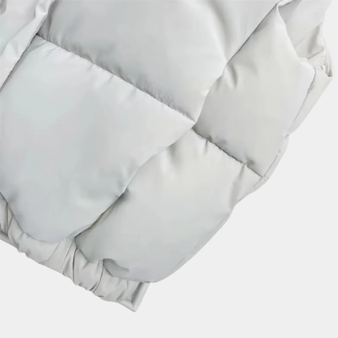 Murphy Mode | Women Zipper Vest Jacket with Stand Collar