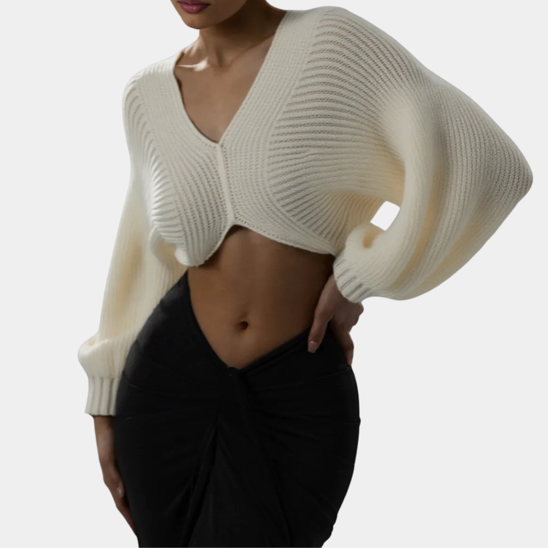 Murphy Mode | Crop Knit Sweater for Women