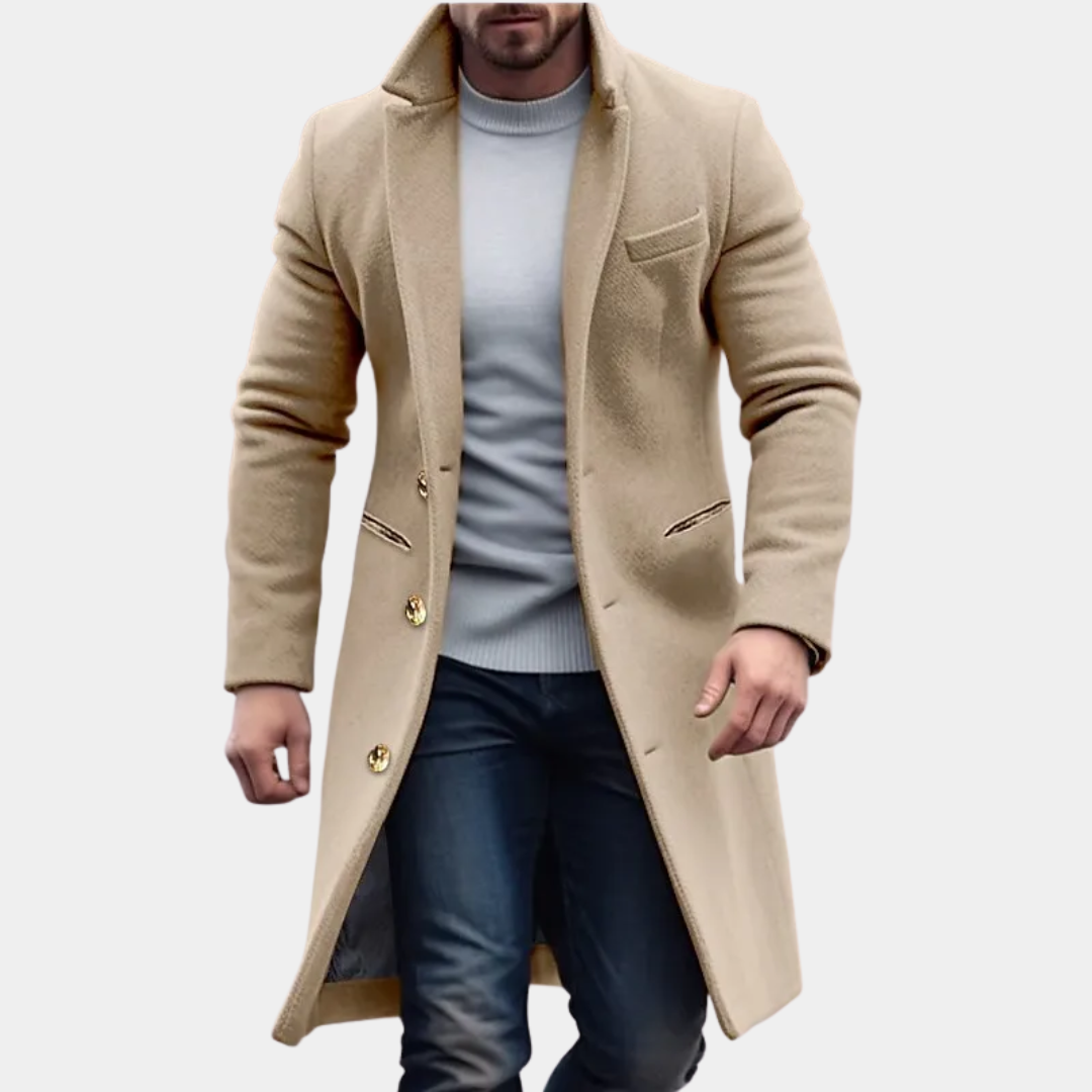 Murphy Mode | Men’s British Style Woolen Trench Coat
