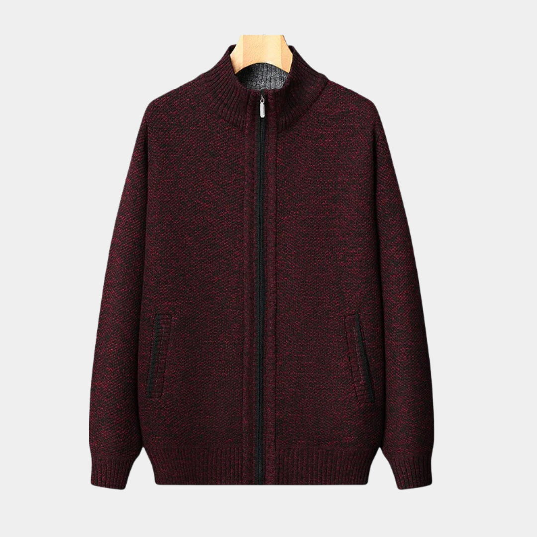 Murphy Mode | Stand Up Zip Cardigan Men