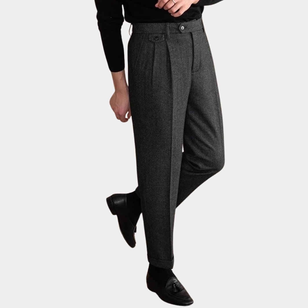 Murphy Mode Studio | Men Dress Trousers Straight Leg Formal Business Suit