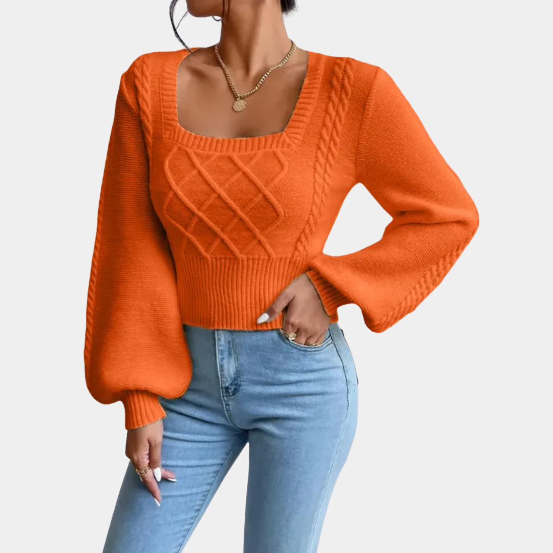 Murphy Mode | Women’s Square Collar Sweater