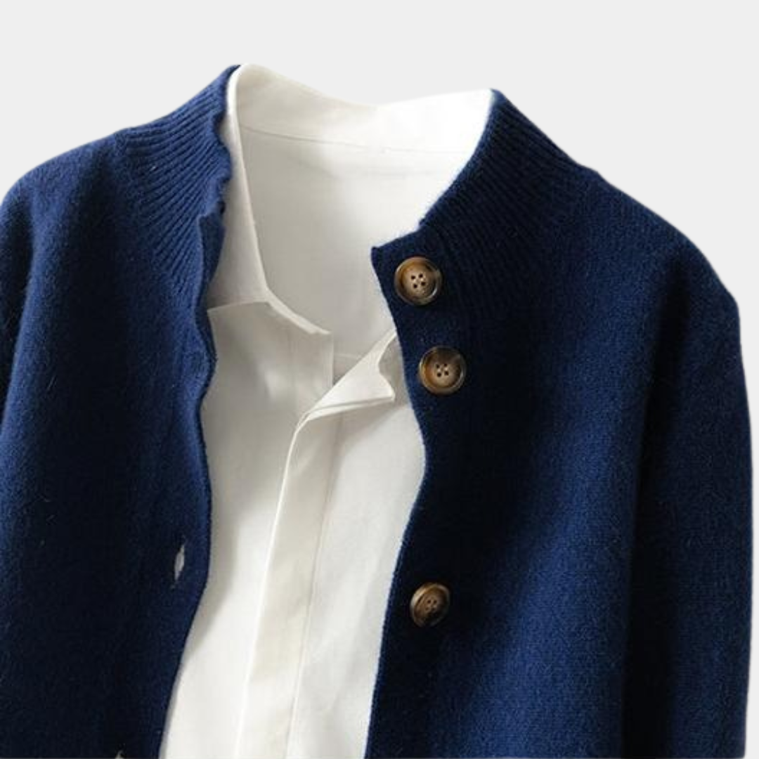 Murphy Mode | Women’s Stand Collar Knit Cardigan