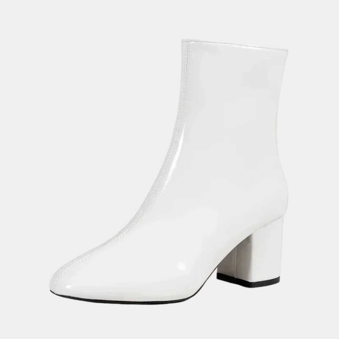 Murphy Mode | Women’s Leather Ankle Boots with Side Zipper