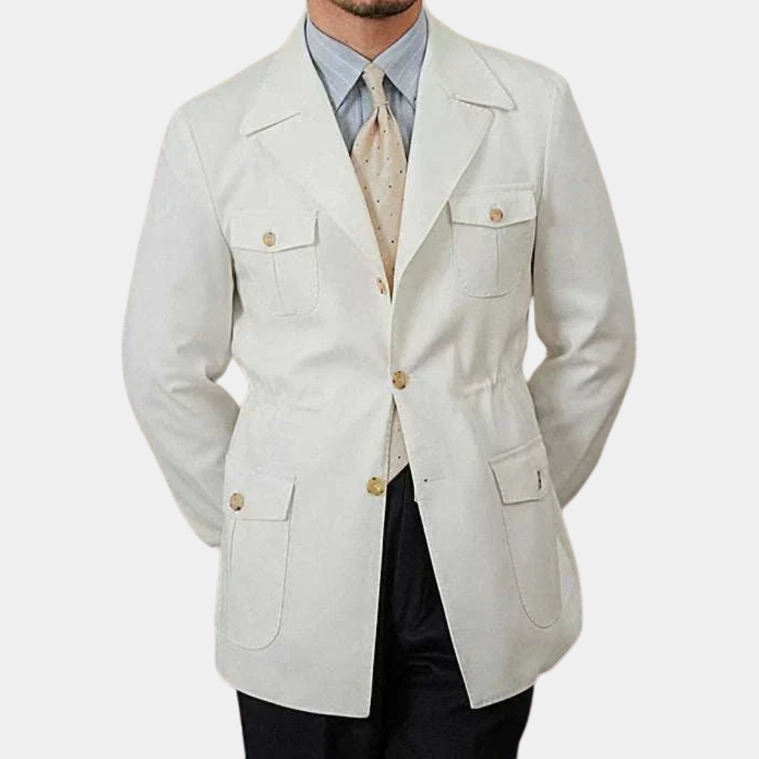 Murphy Mode | Men’s Linen Blend Casual Coat