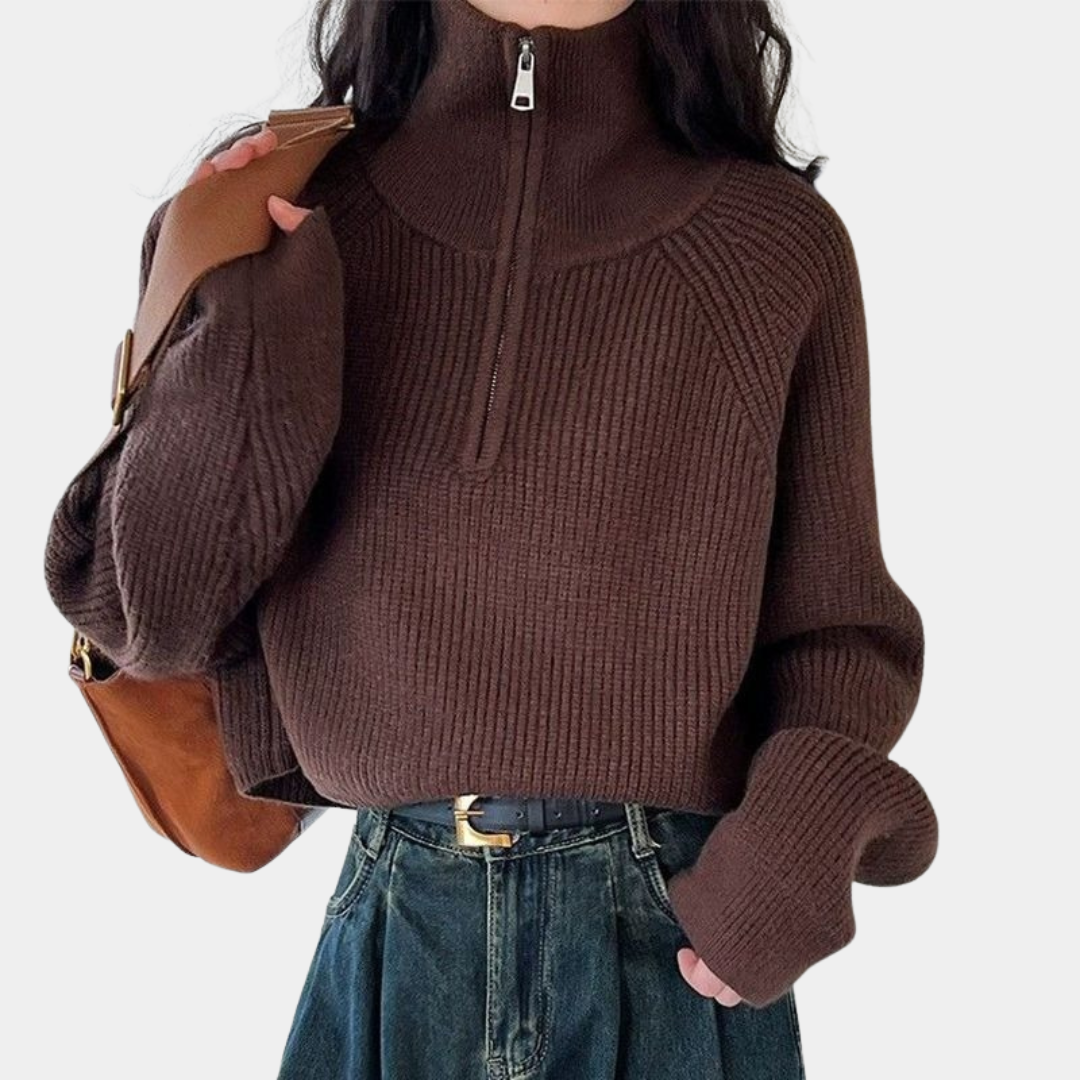 Murphy Mode | Half Zip Sweater for Women