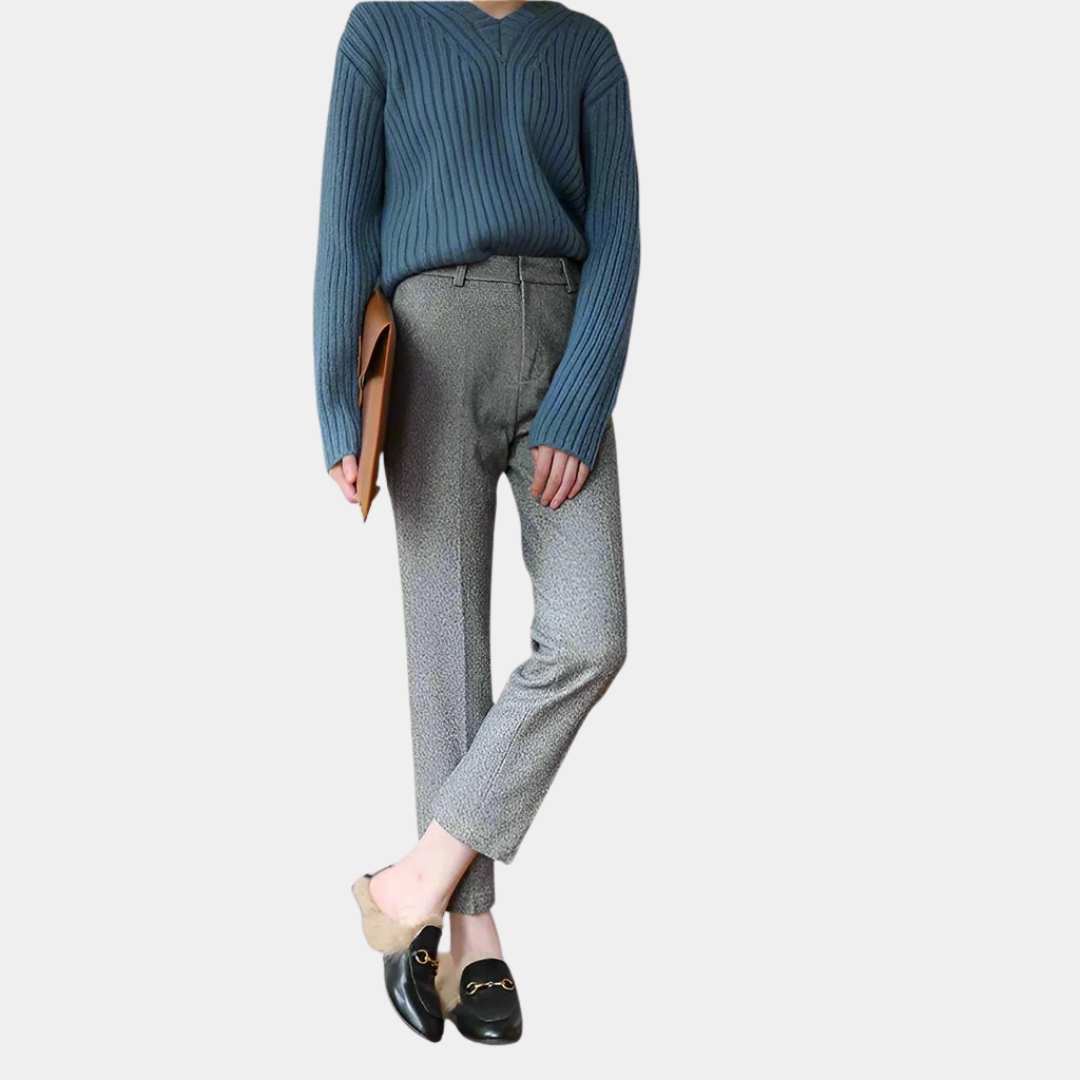 Murphy Mode | Women’s Slim Straight Casual Trousers