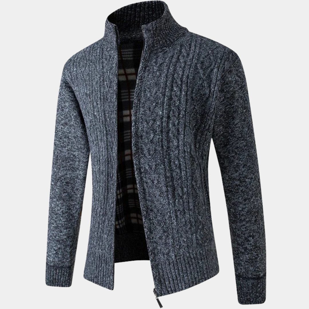 Murphy Mode | Men’s Stand Collar Zipper Cardigan