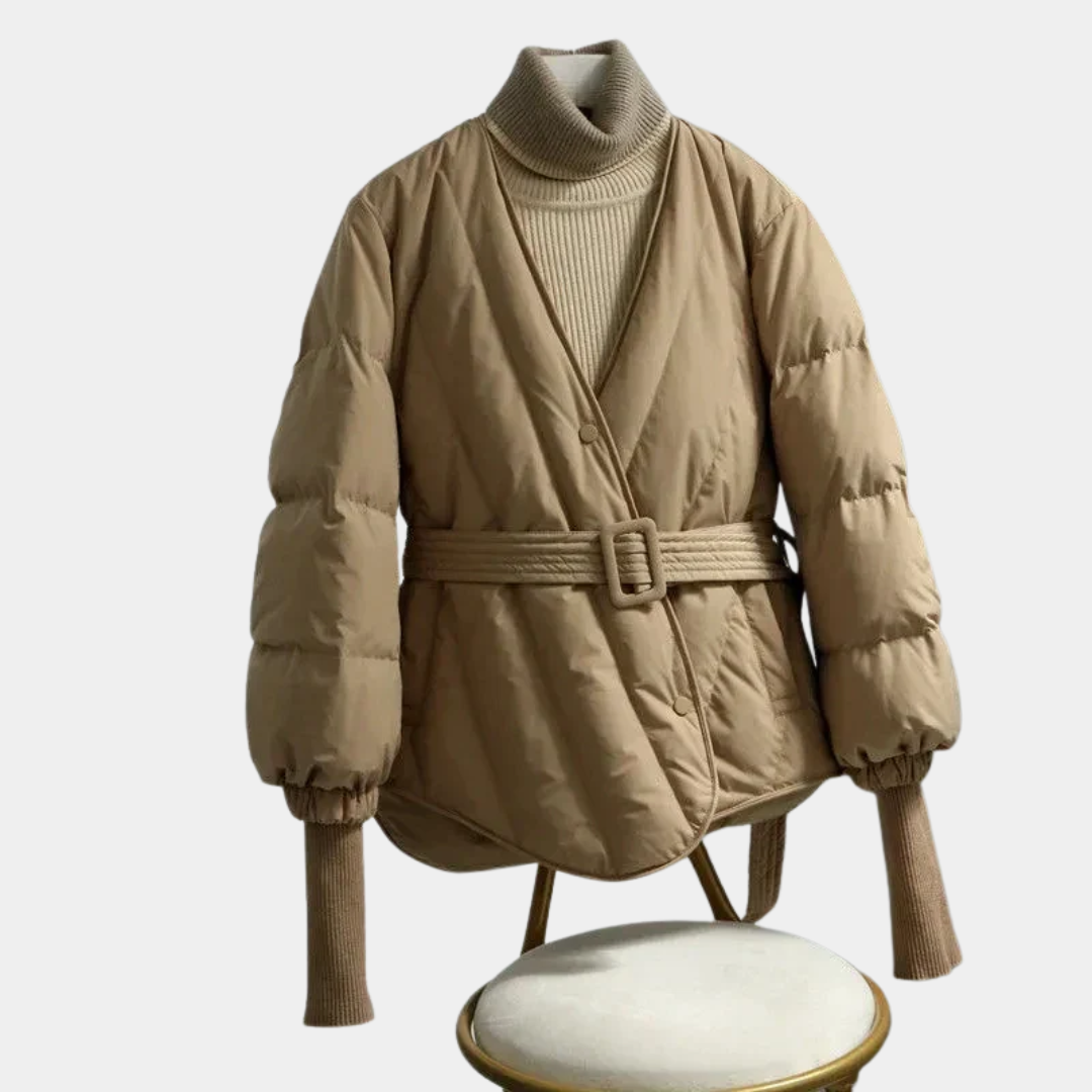 Murphy Mode | Women’s V-Neck Quilted Down Jacket