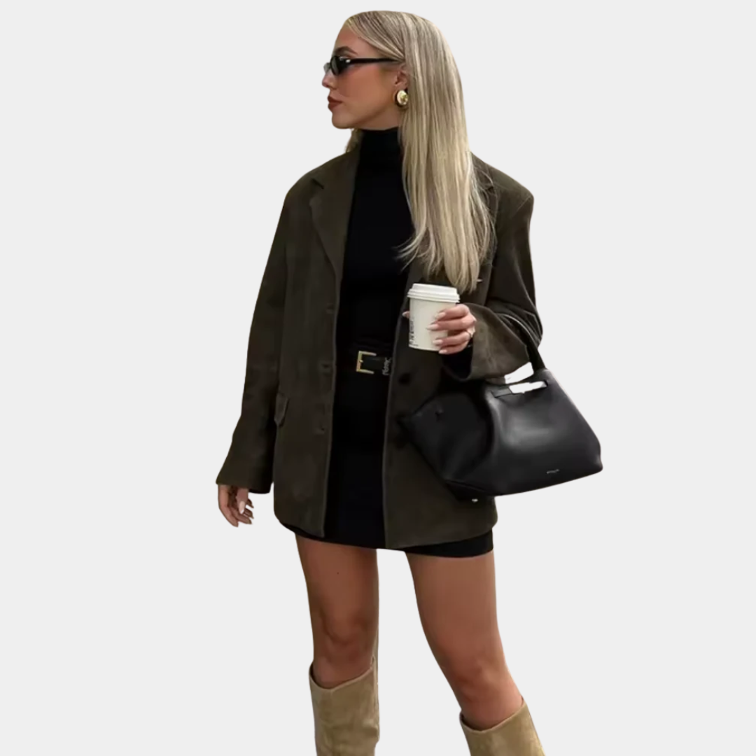 Murphy Mode | Women’s Retro Lapel Jacket with Pockets