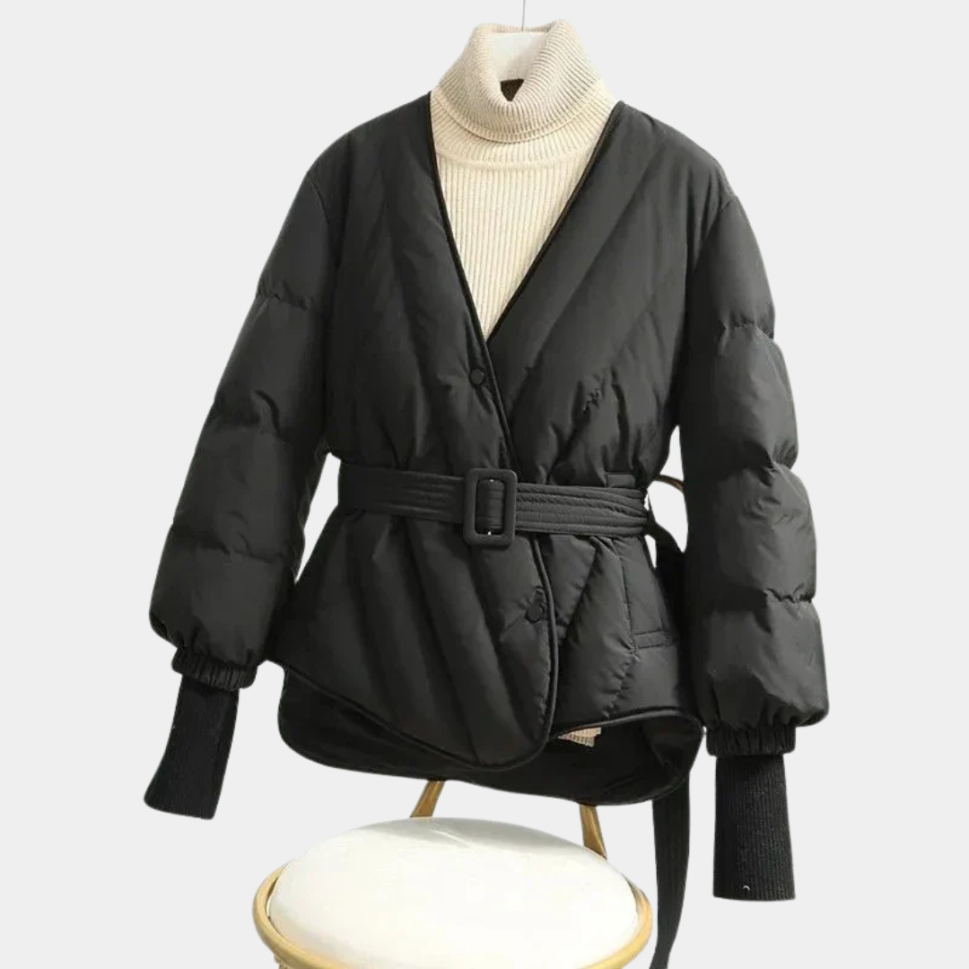 Murphy Mode | Women’s V-Neck Quilted Down Jacket