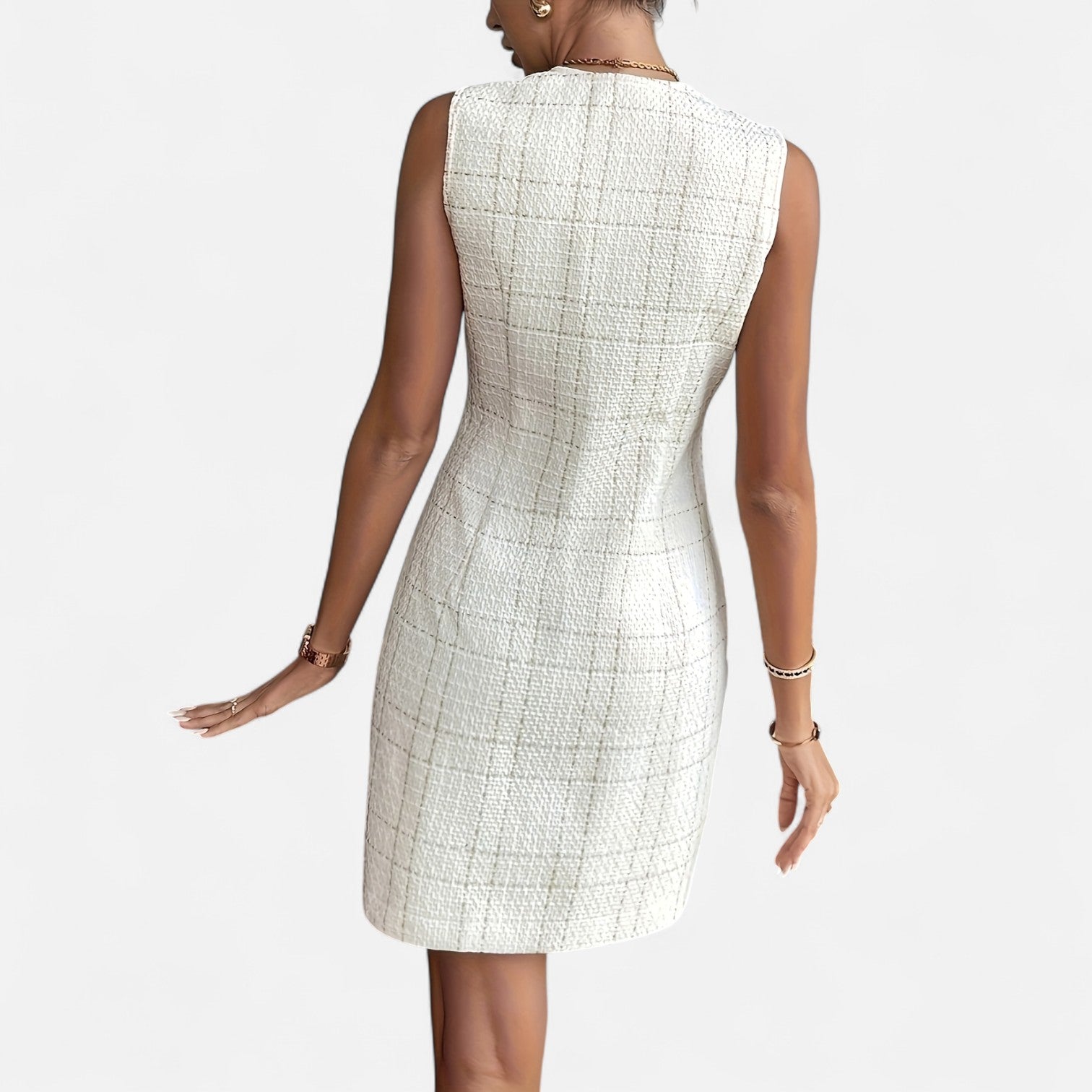 Murphy Mode | Women’s Sleeveless Tweed Dress