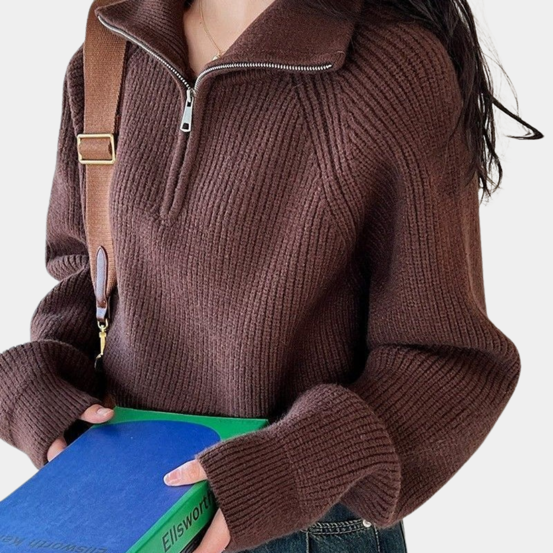 Murphy Mode | Half Zip Sweater for Women