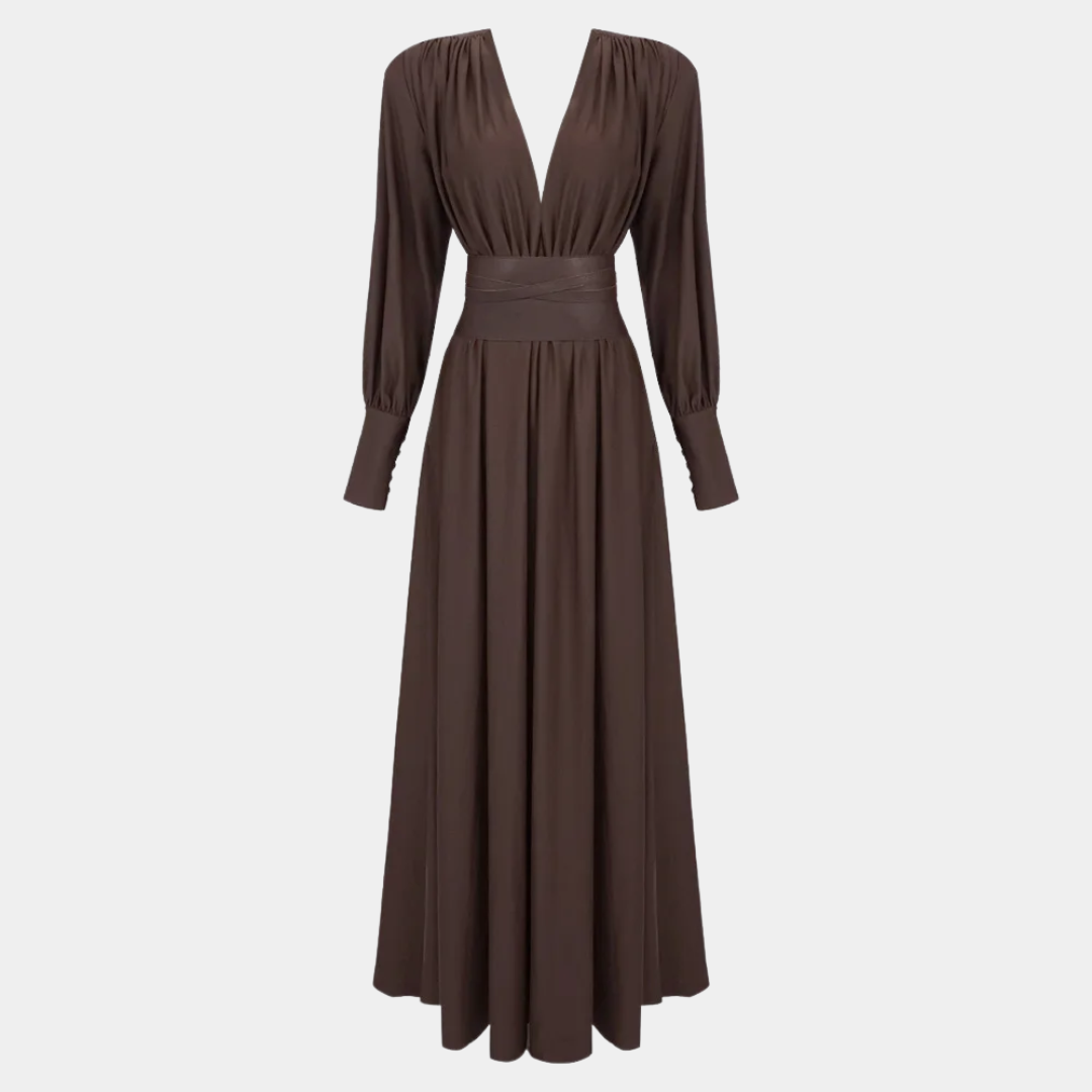 Murphy Mode Studio | Brown Maxi Dress