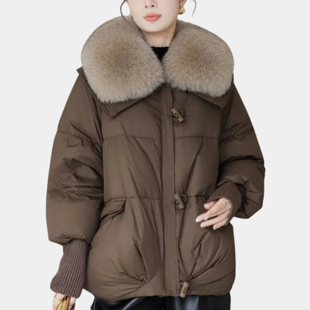 Murphy Mode | Women’s Down Cotton-Padded Fur Collar Winter Jacket