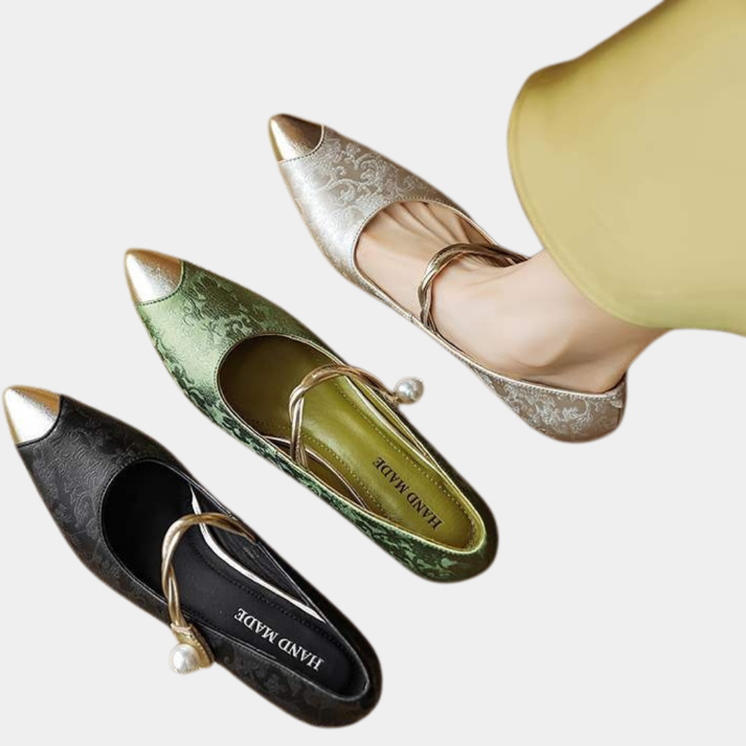 Murphy Mode | Women’s Mid Heel Satin Shoes